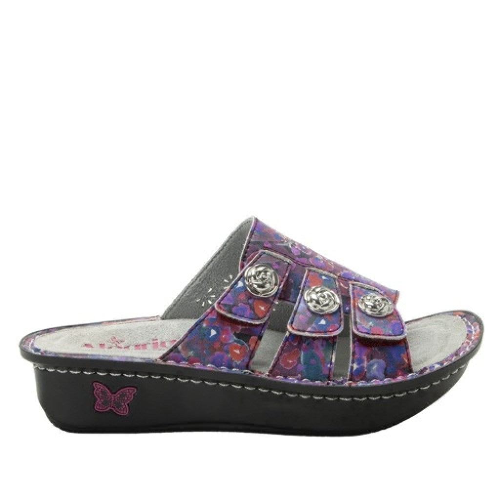 Alegria Julee Comfort Arch Support Women's Slide Sandal - Poppy Pop - 2