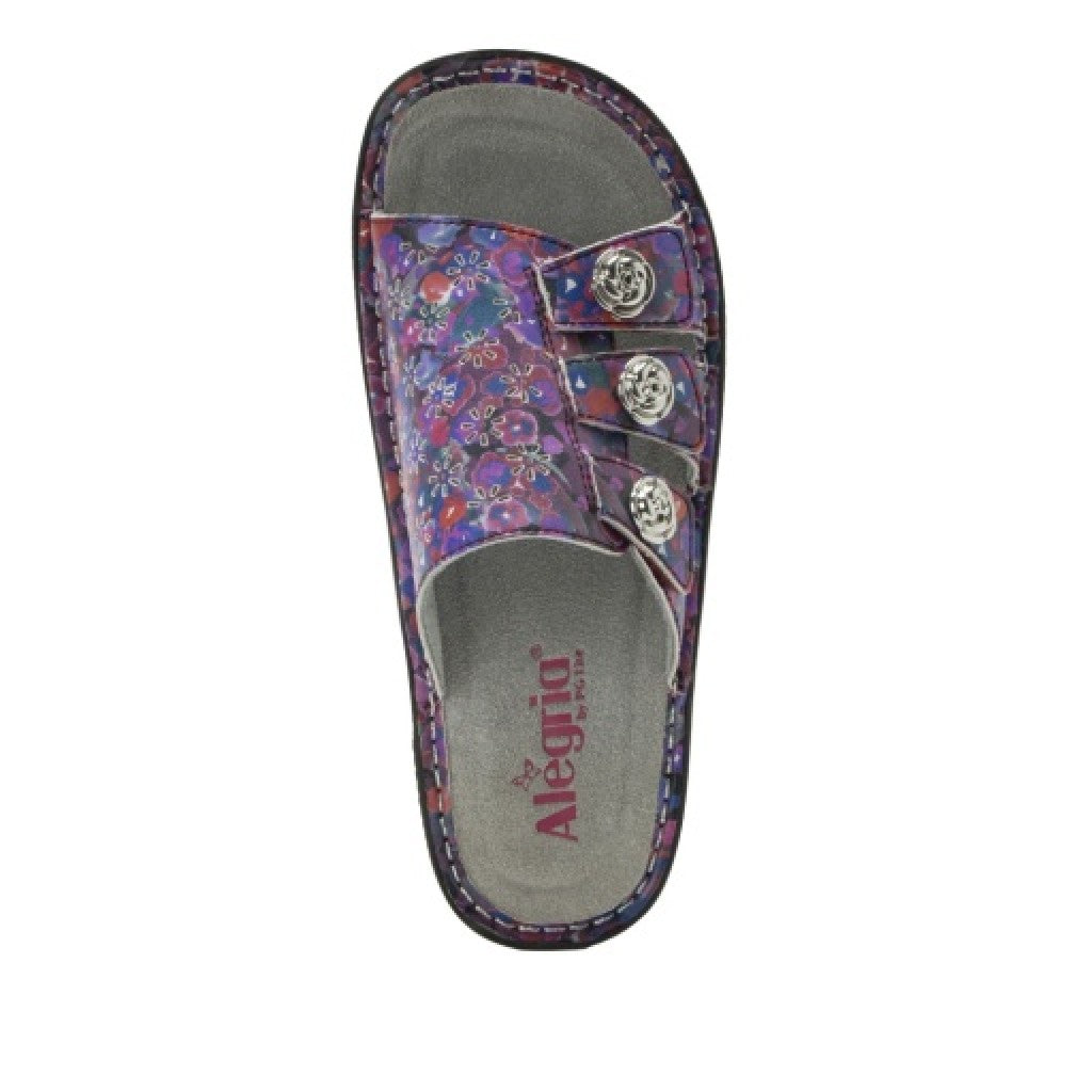 Alegria Julee Comfort Arch Support Women's Slide Sandal - Poppy Pop - 4