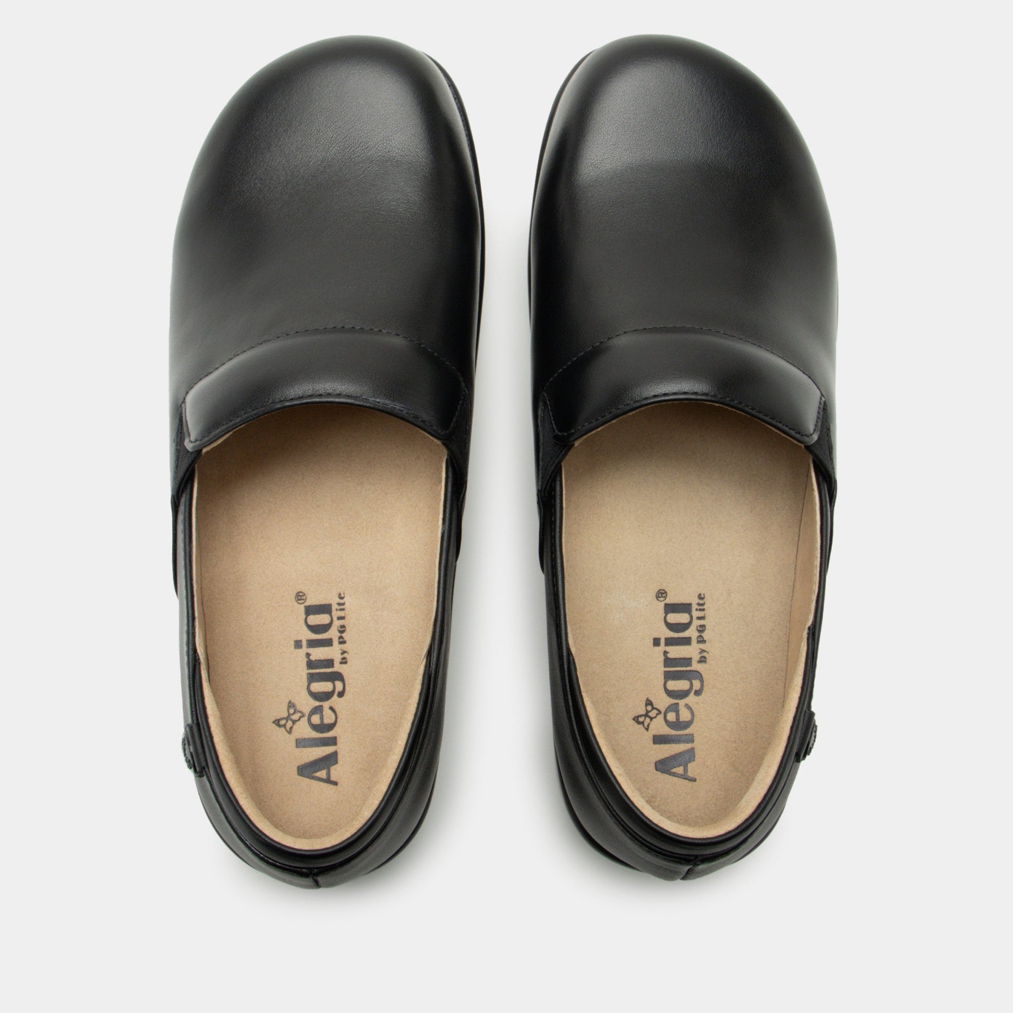 Alegria Keli Career Casual Comfort Arch Support Women's Slip-On Shoe - All Black Nappa - 5