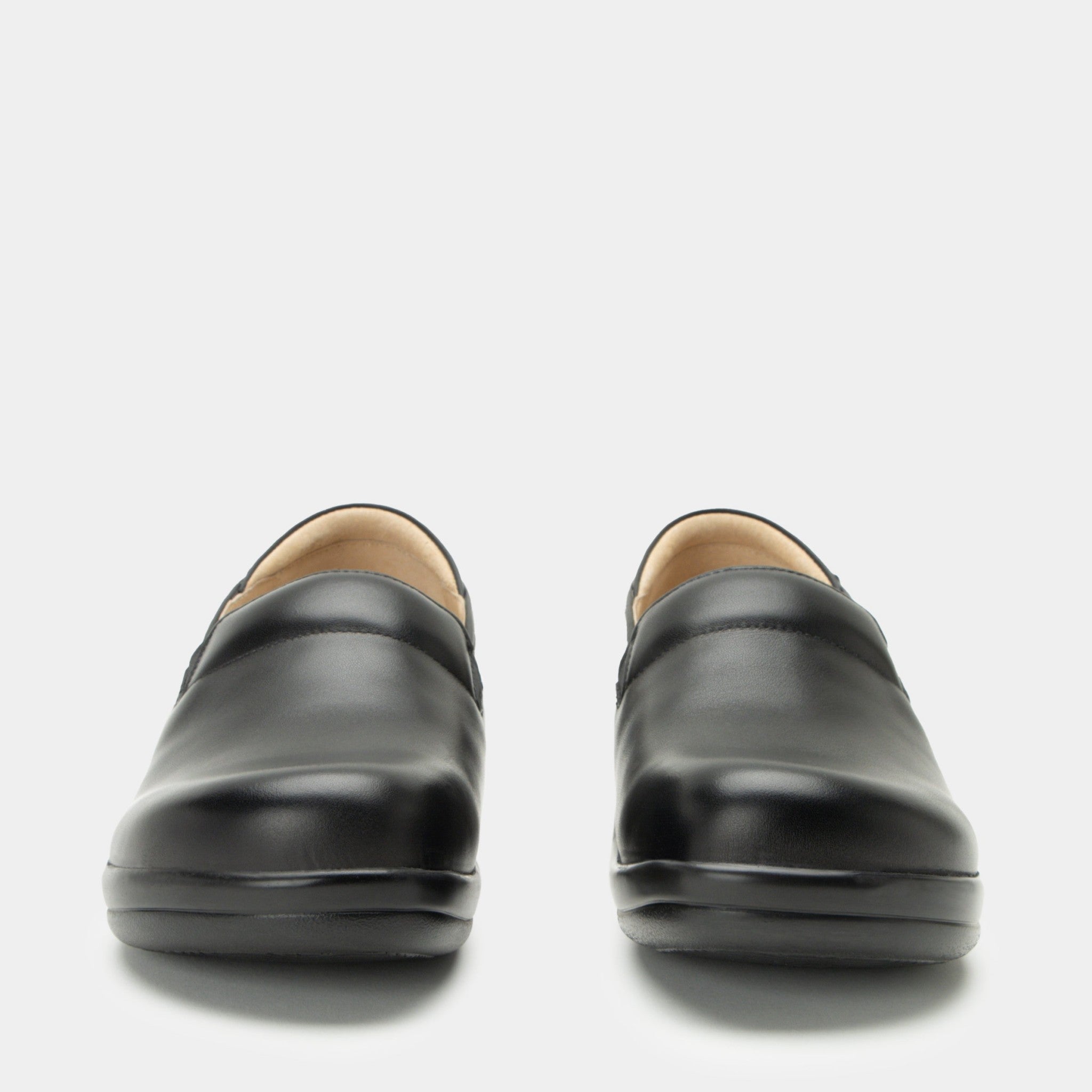 Alegria Keli Career Casual Comfort Arch Support Women's Slip-On Shoe - All Black Nappa - 6