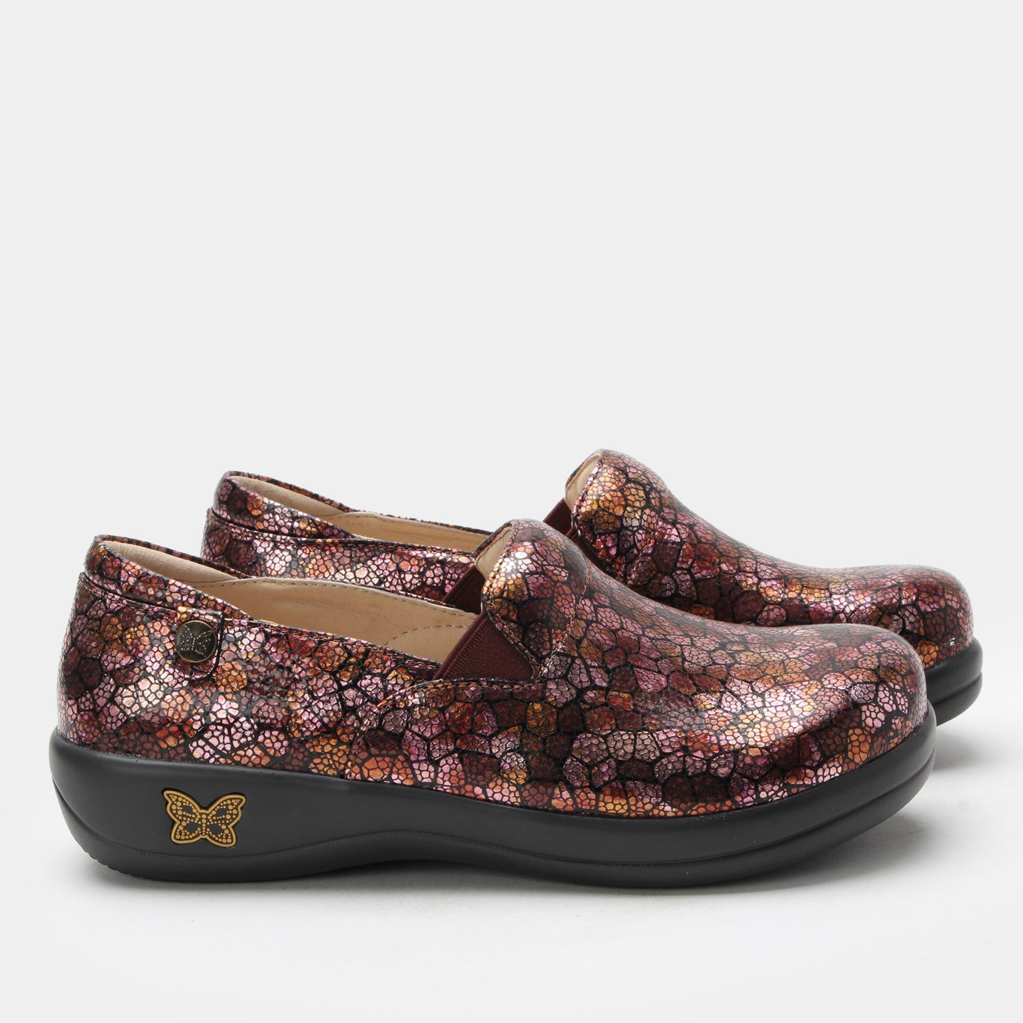 Alegria Keli Career Casual Comfort Arch Support Women's Slip-On Shoe - Bronze Fusion - 3
