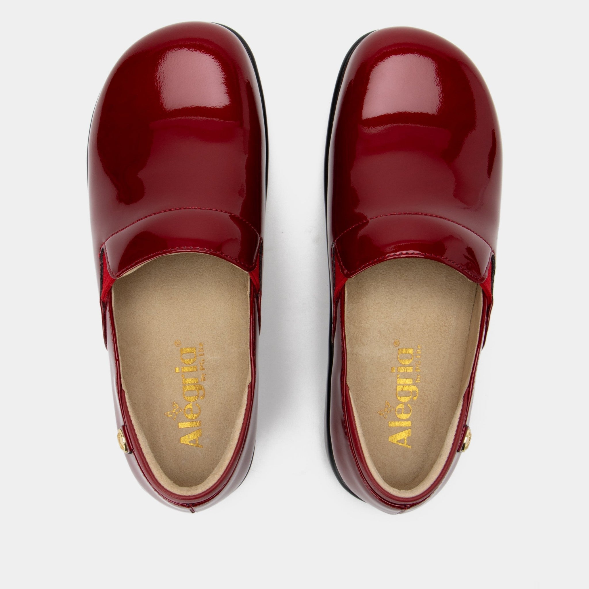 Alegria Keli Career Casual Comfort Arch Support Women's Slip-On Shoe - Cherry Bomb Patent - 5