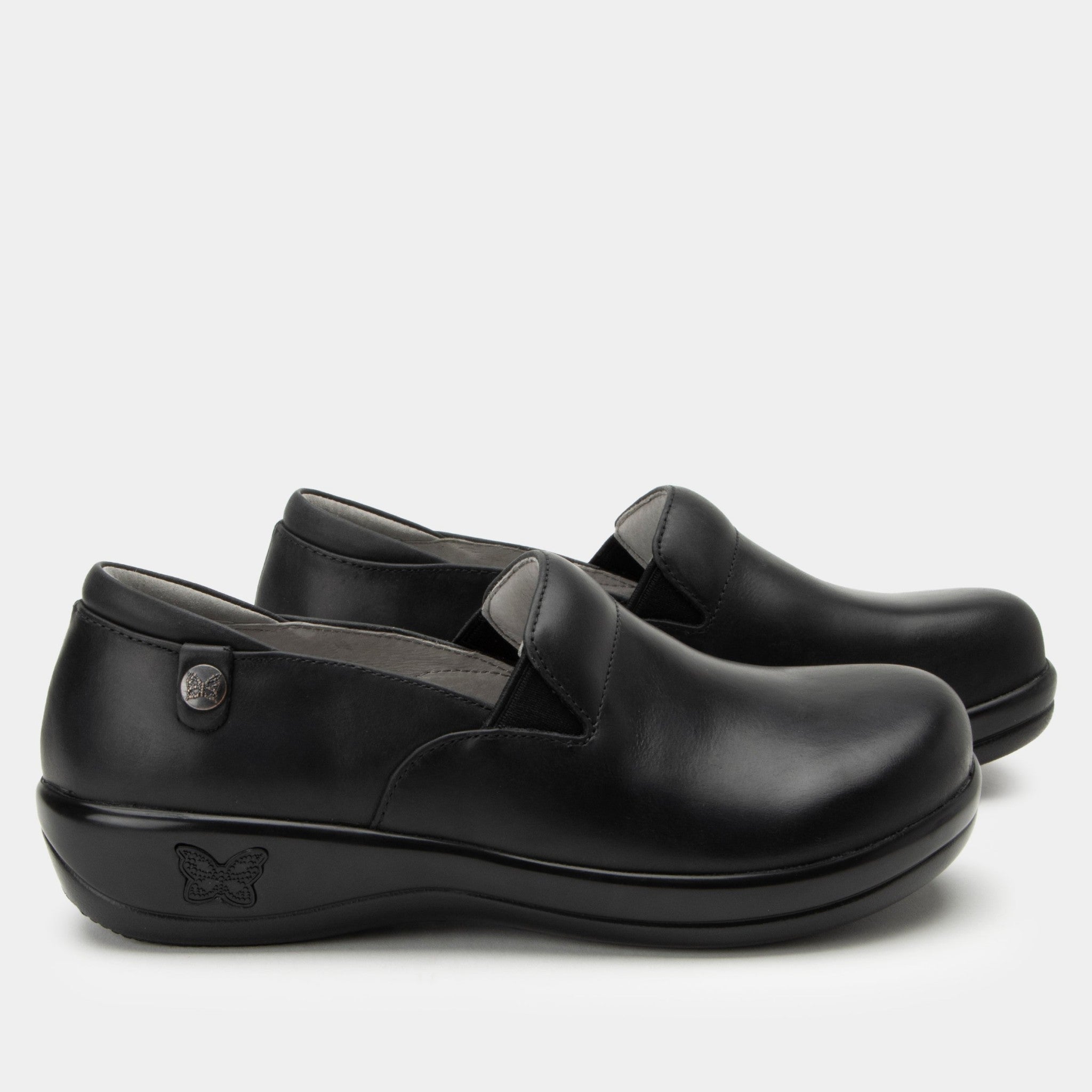 Alegria Keli Career Casual Comfort Arch Support Women's Slip-On Shoe - Oiled Black - 3