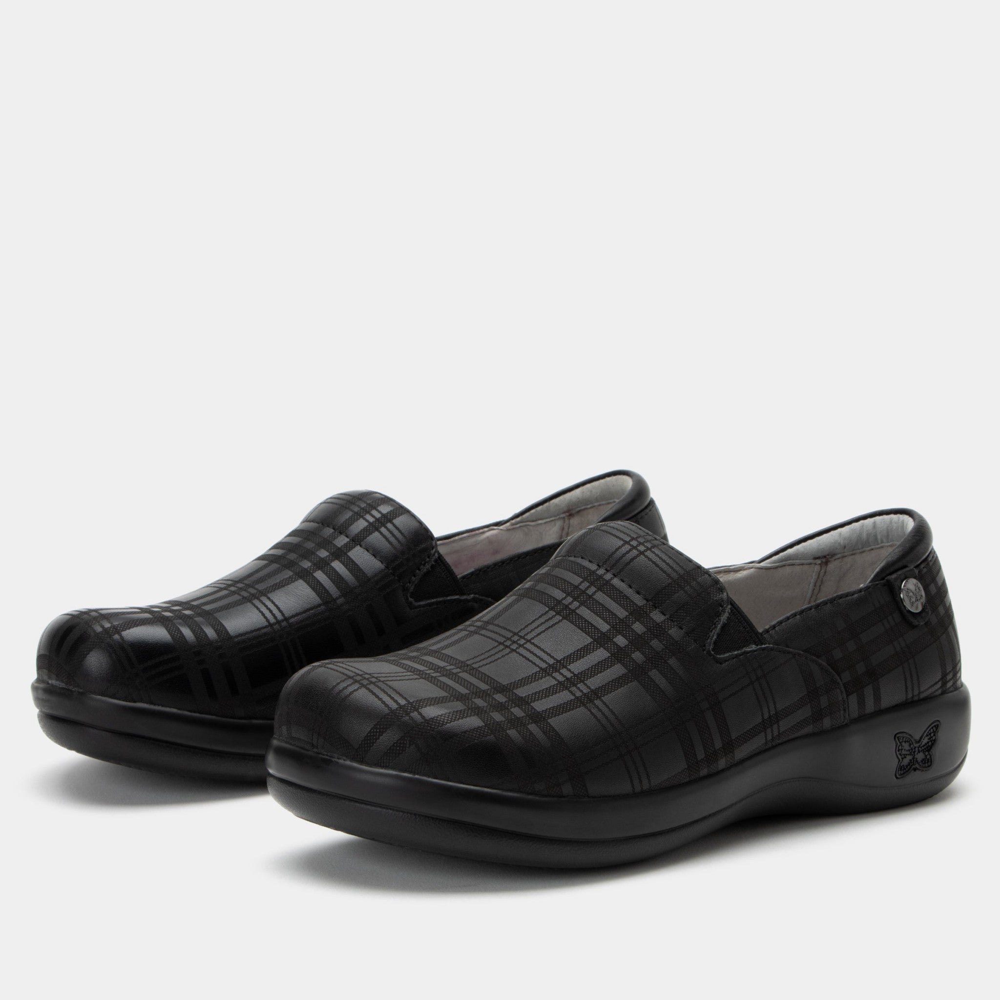 Alegria Keli Career Casual Comfort Arch Support Women's Slip-On Shoe - Plaid To Meet You - 1