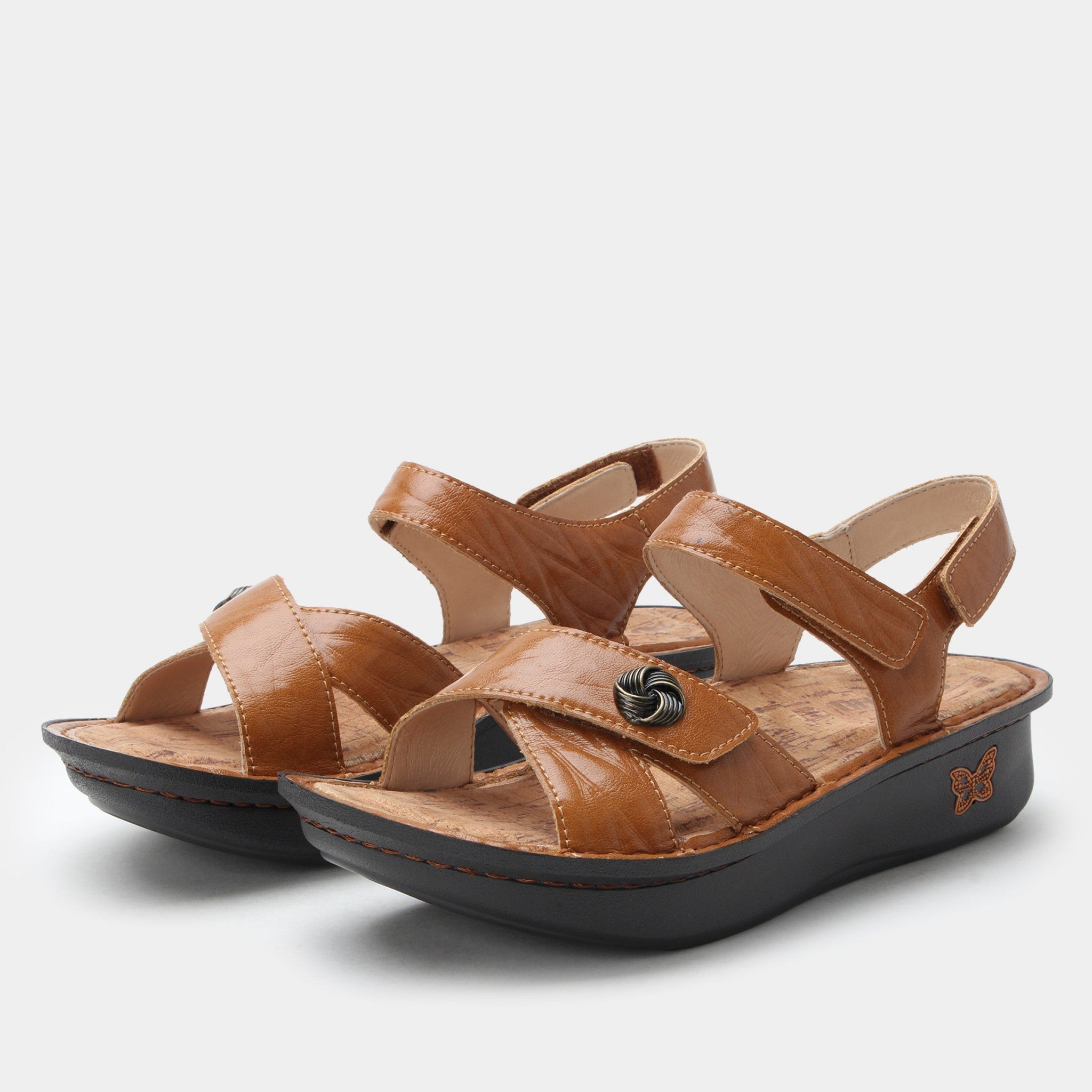 Alegria Kelsi Classic Rocker Comfort Arch Support Women's Sandal - Fondly Cognac - 1