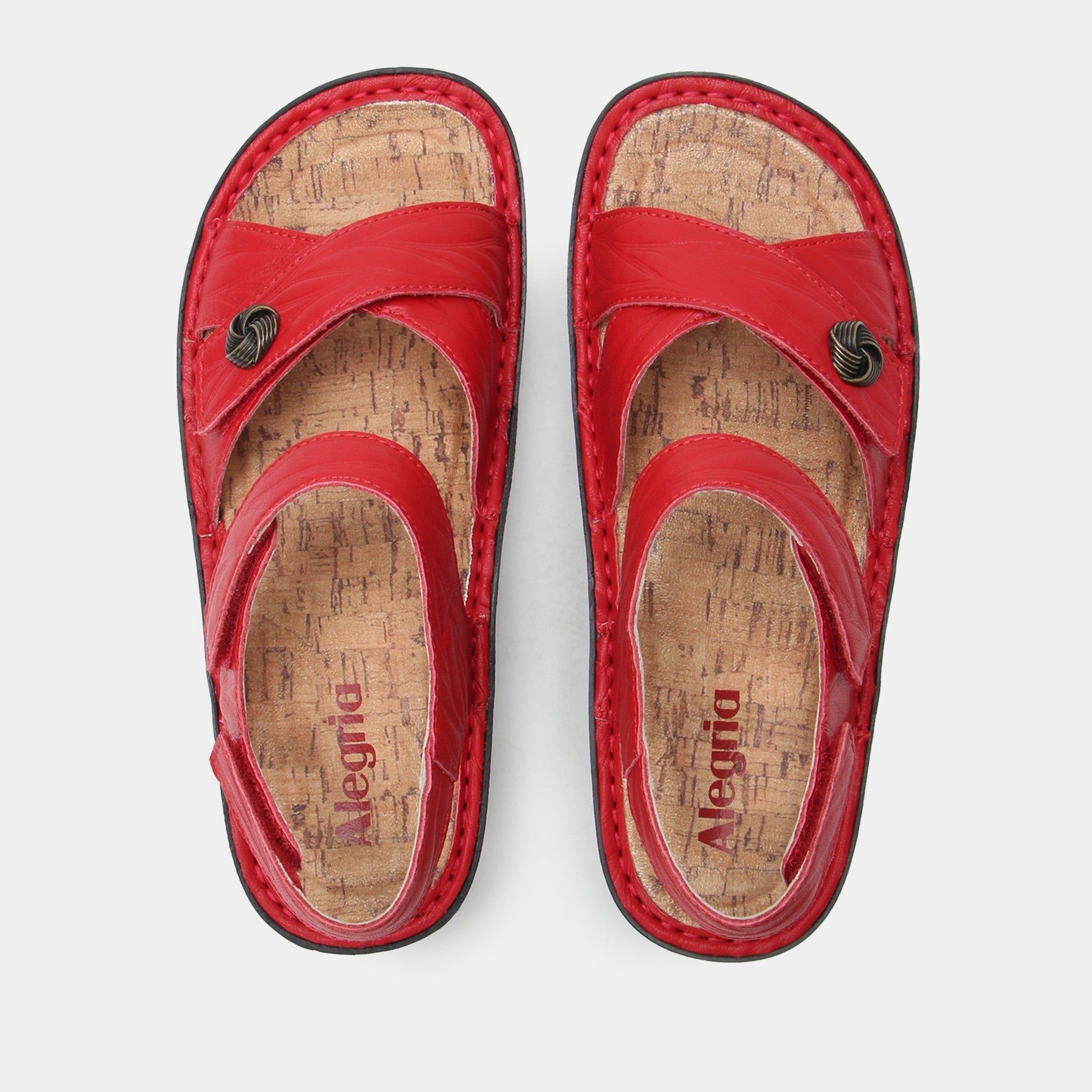 Alegria Kelsi Classic Rocker Comfort Arch Support Women's Sandal - Fondly Red - 5