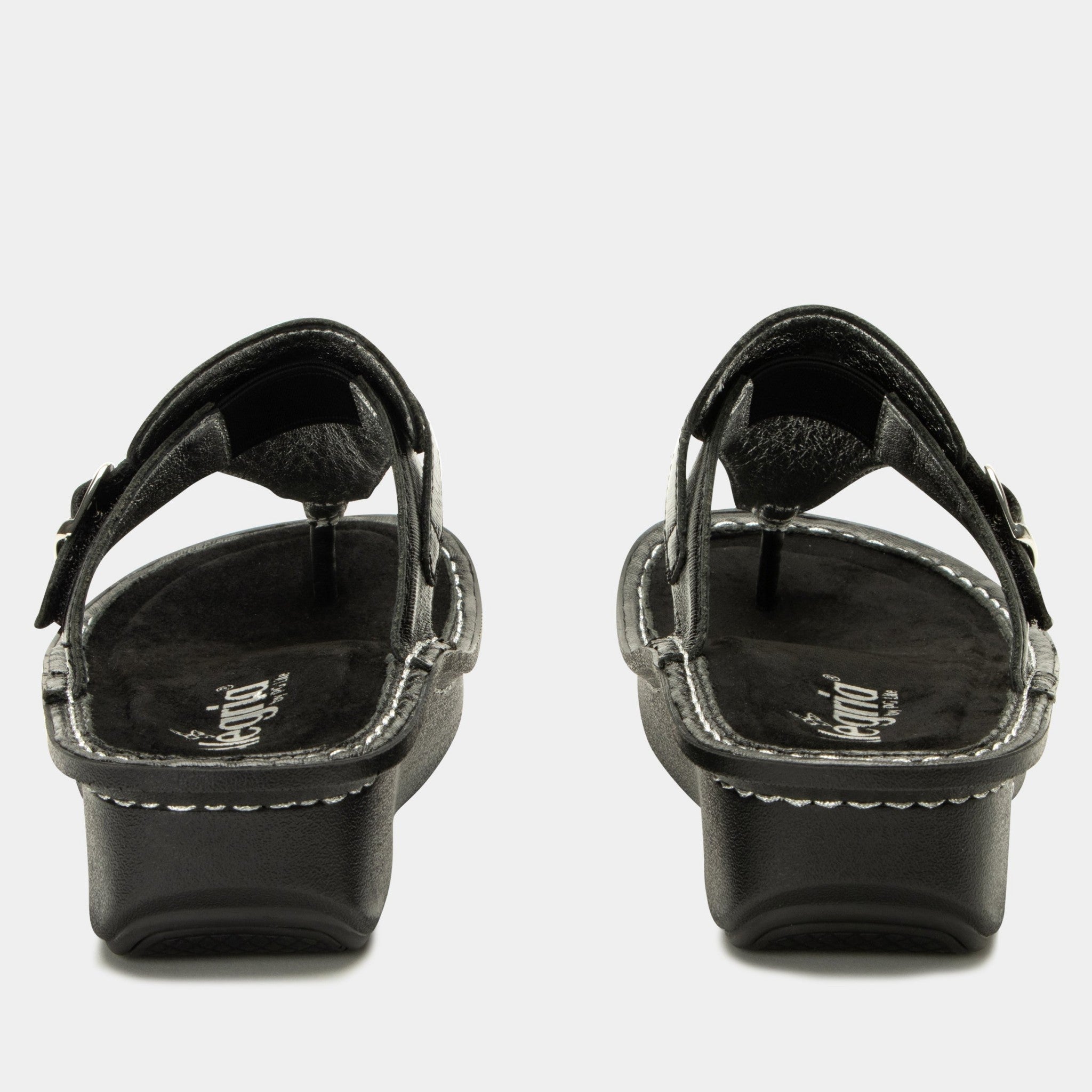 Alegria Kennedi Classic Rocker Comfort Arch Support Women's Sandal - Twinkle Black - 3