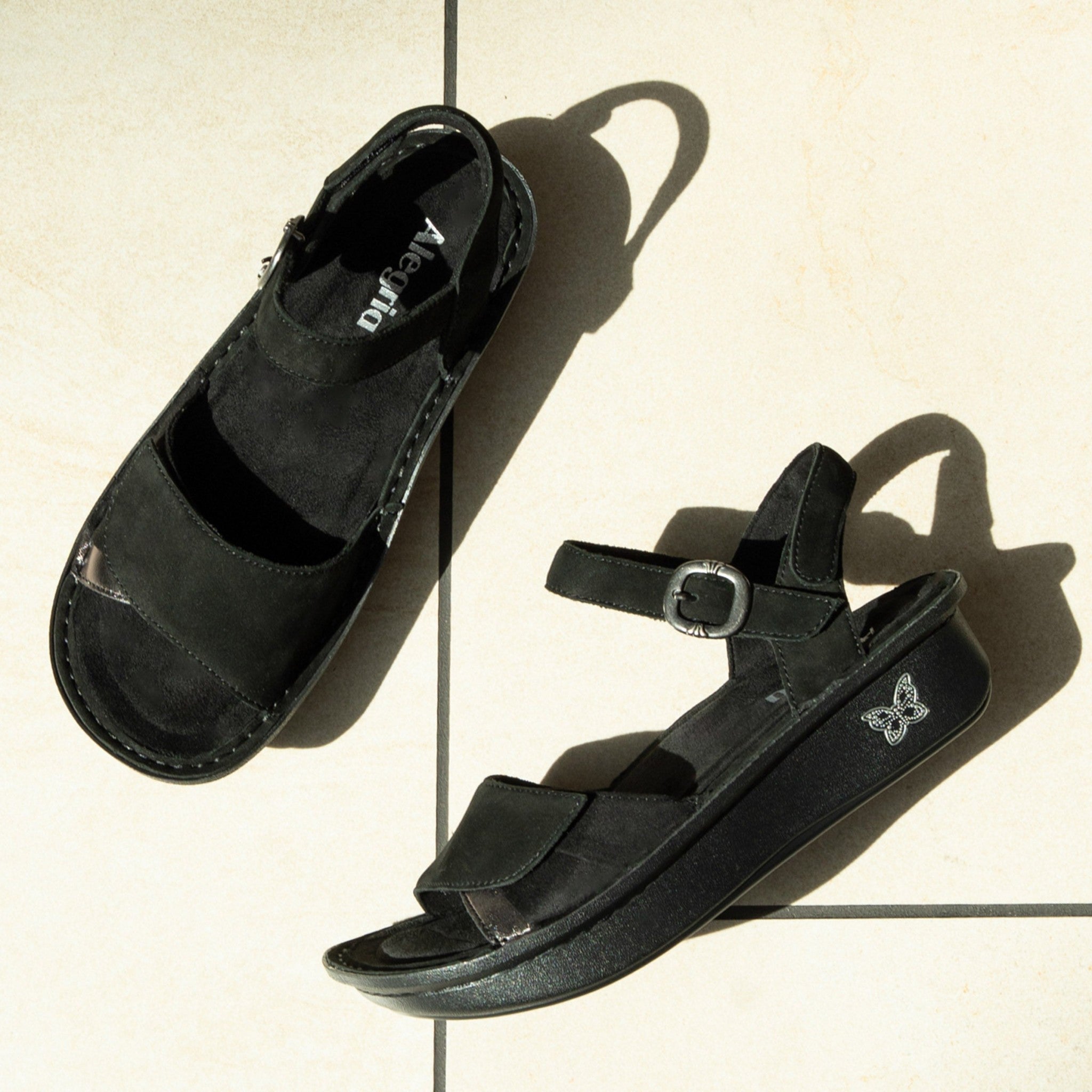 Alegria Klementine Classic Rocker Comfort Arch Support Women's Sandal - Black - 2