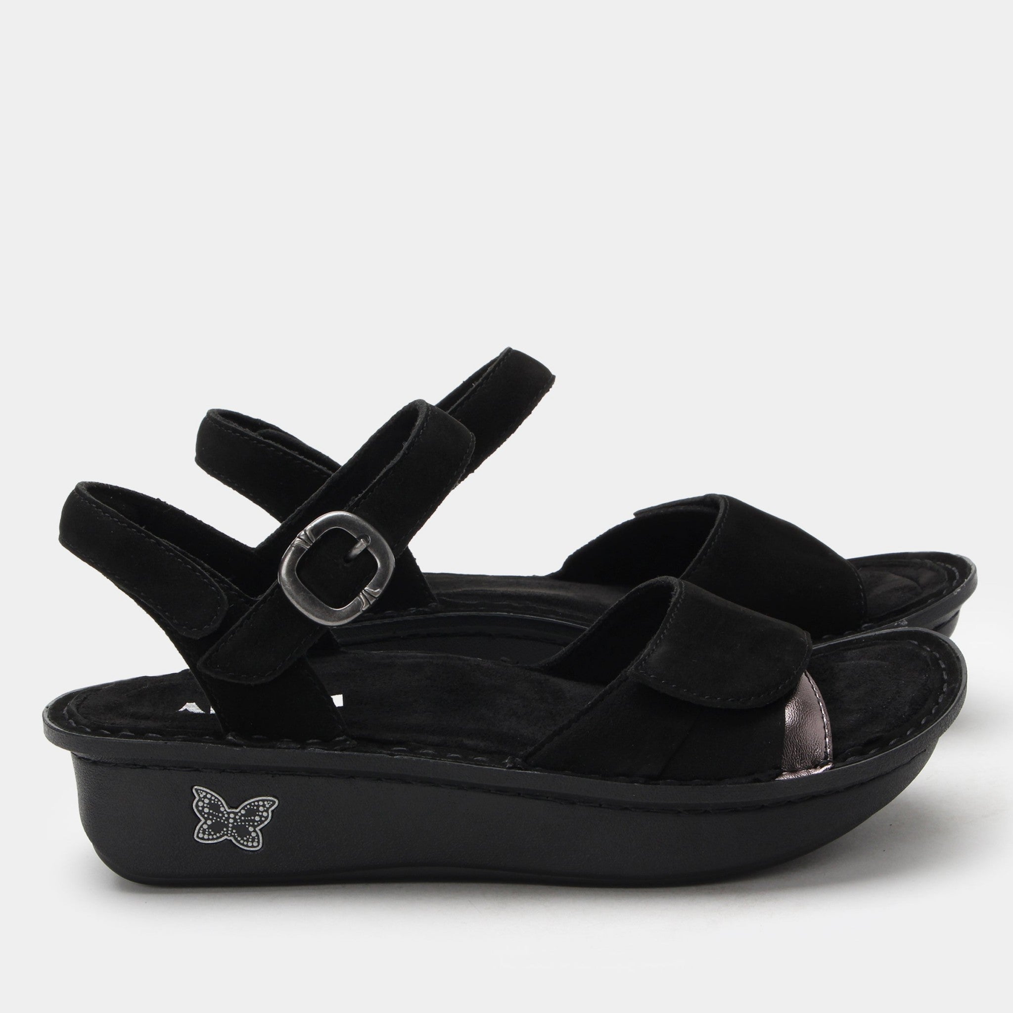 Alegria Klementine Classic Rocker Comfort Arch Support Women's Sandal - Black - 3