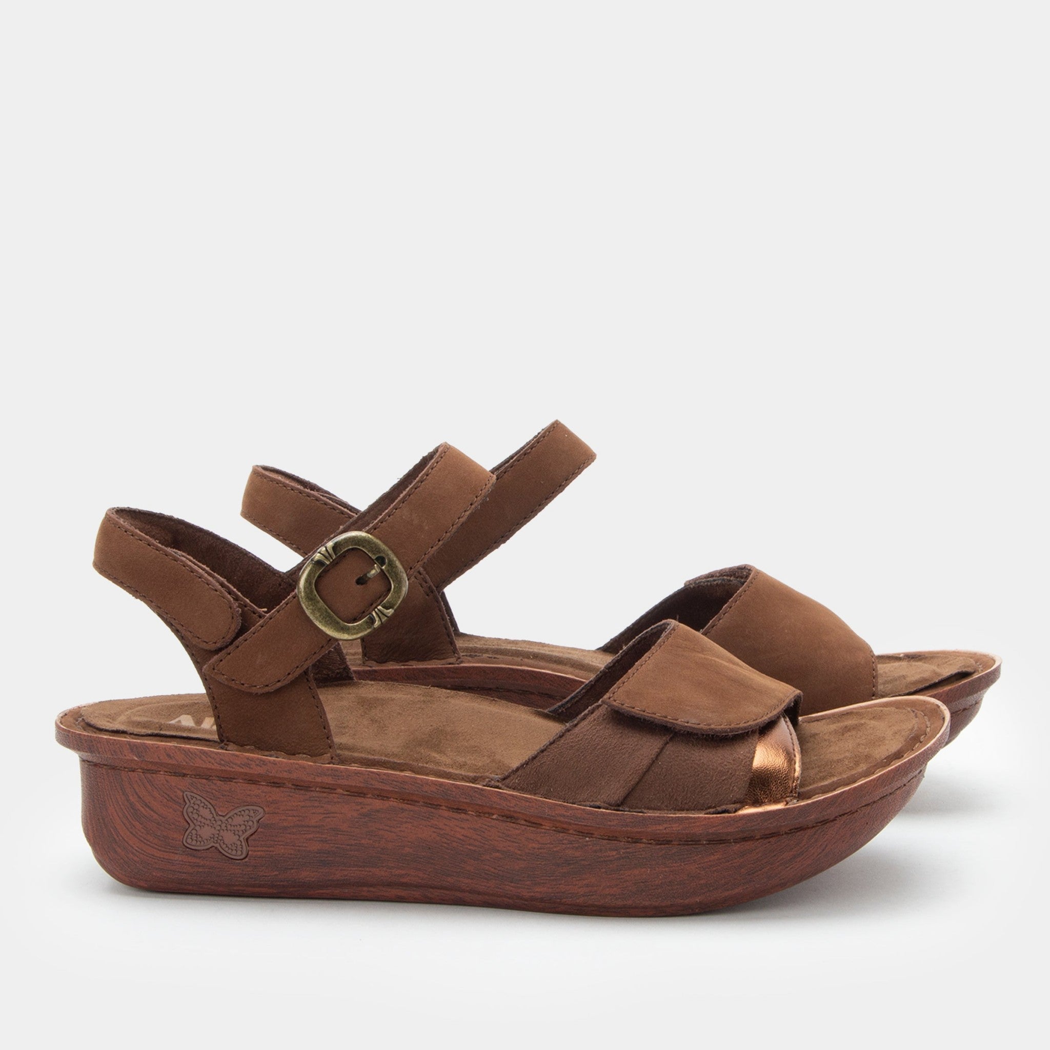 Alegria Klementine Classic Rocker Comfort Arch Support Women's Sandal - Pecan - 3