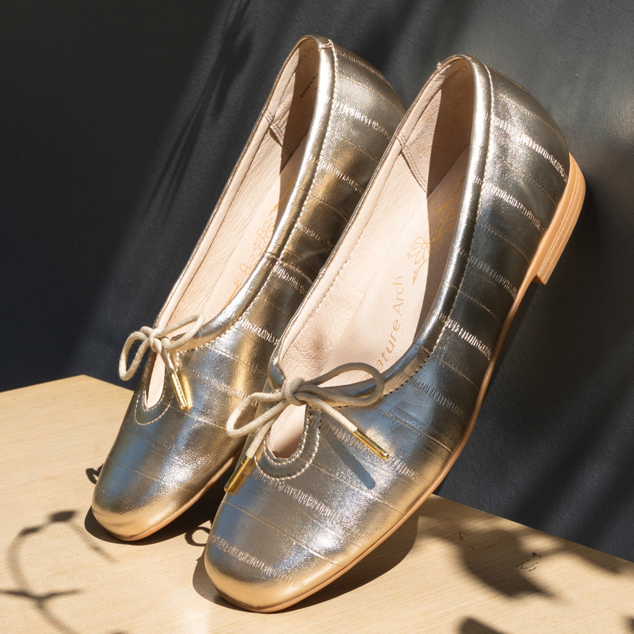 Alegria Leilah Comfort Arch Support Women's Ballet Flat - Gold - 2