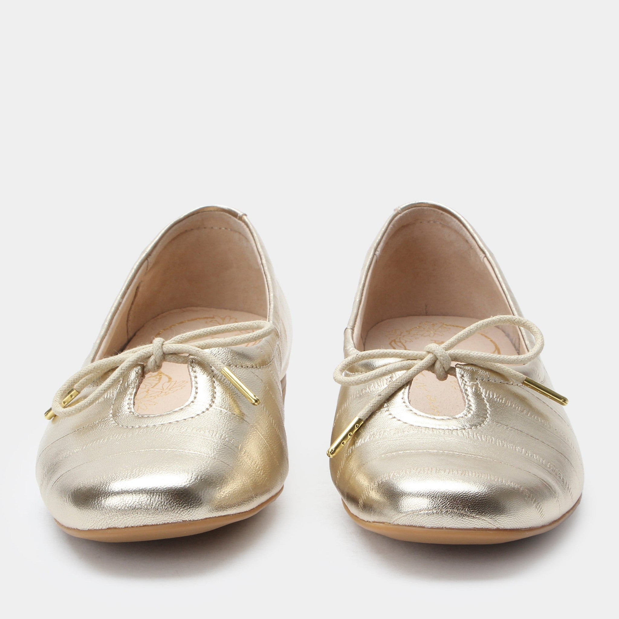 Alegria Leilah Comfort Arch Support Women's Ballet Flat - Gold - 6