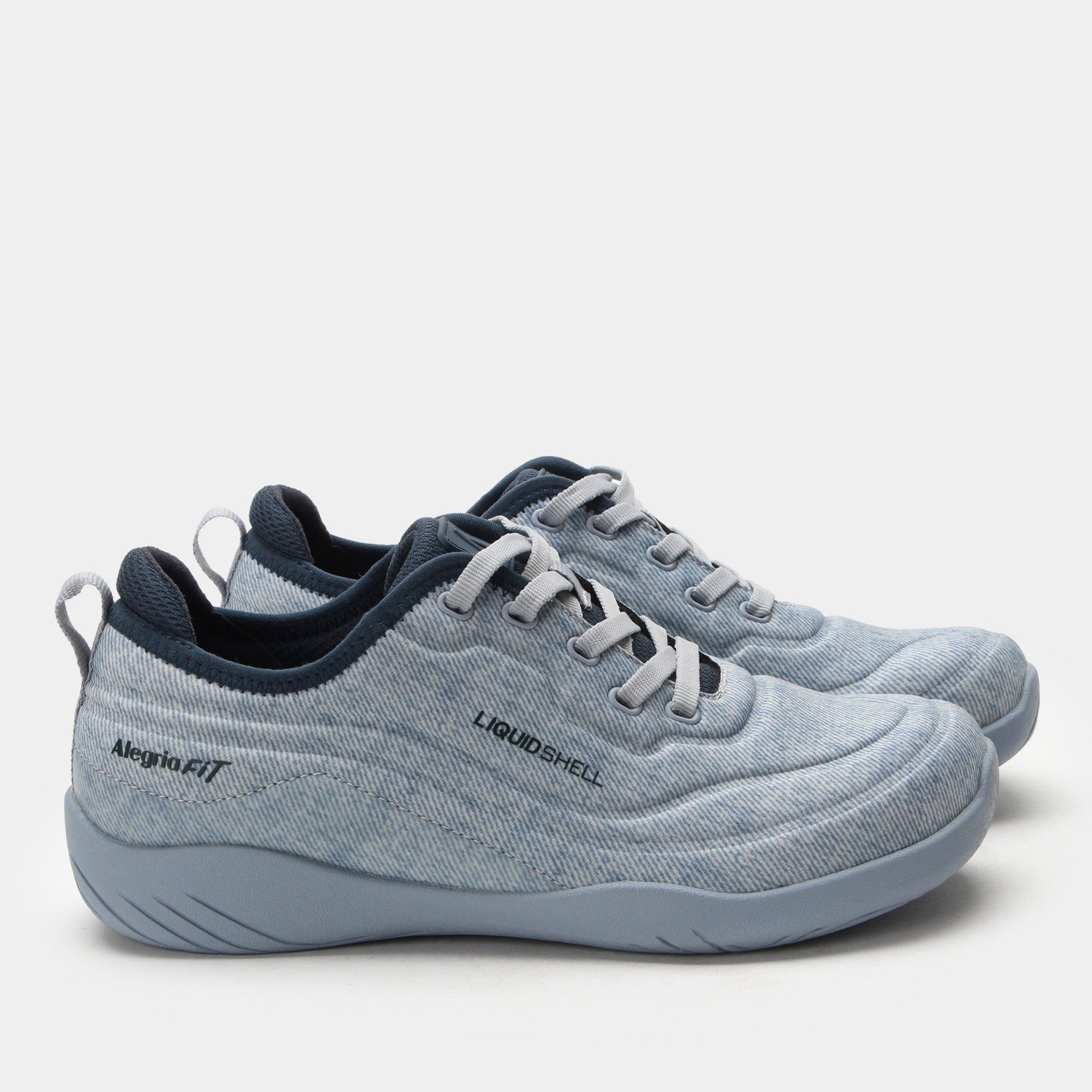 Alegria Liber8 Ergo Flo Lite Comfort Arch Support Women's Sneaker - Denim Blue - 3