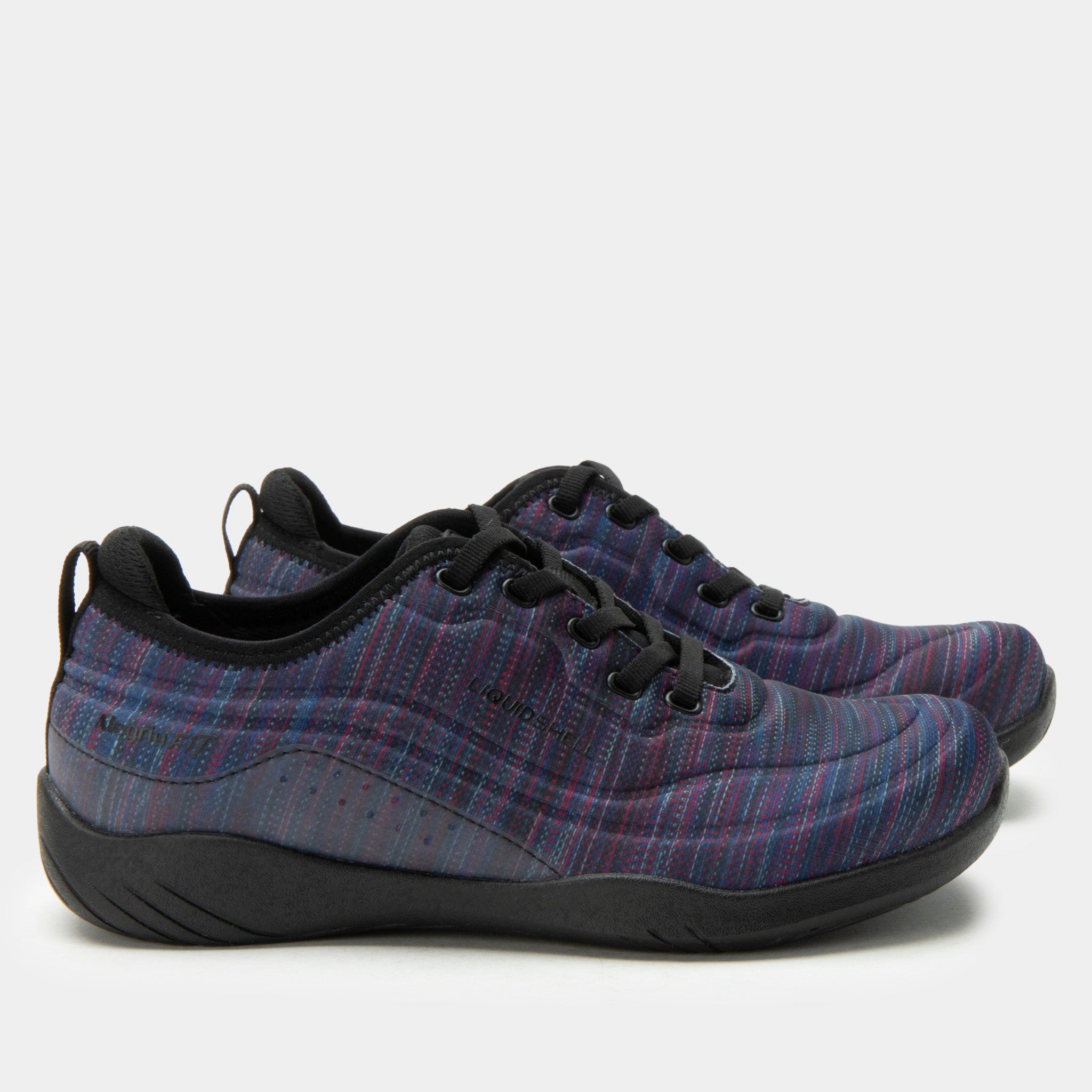 Alegria Liber8 Ergo Flo Lite Comfort Arch Support Women's Sneaker - Purple Multi - 3