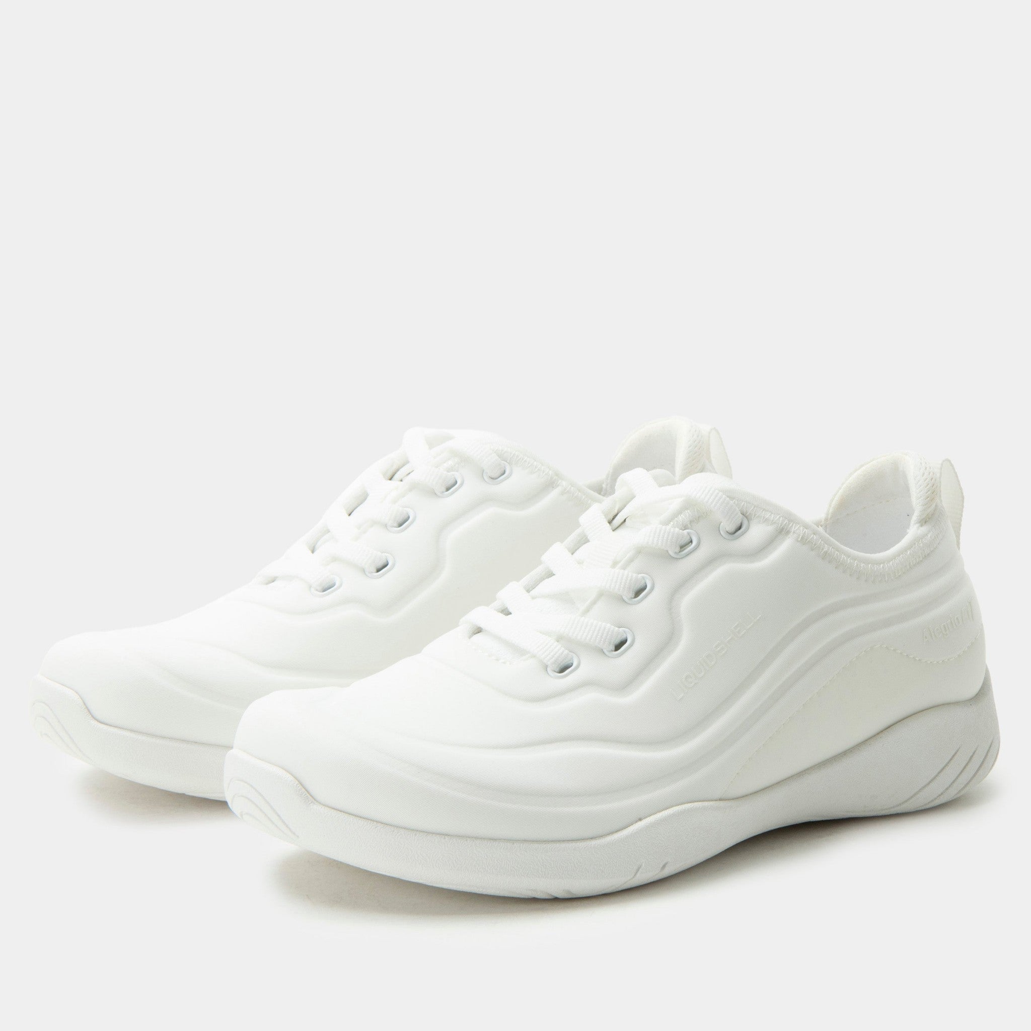 Alegria Liber8 Ergo Flo Lite Comfort Arch Support Women's Sneaker - White - 1