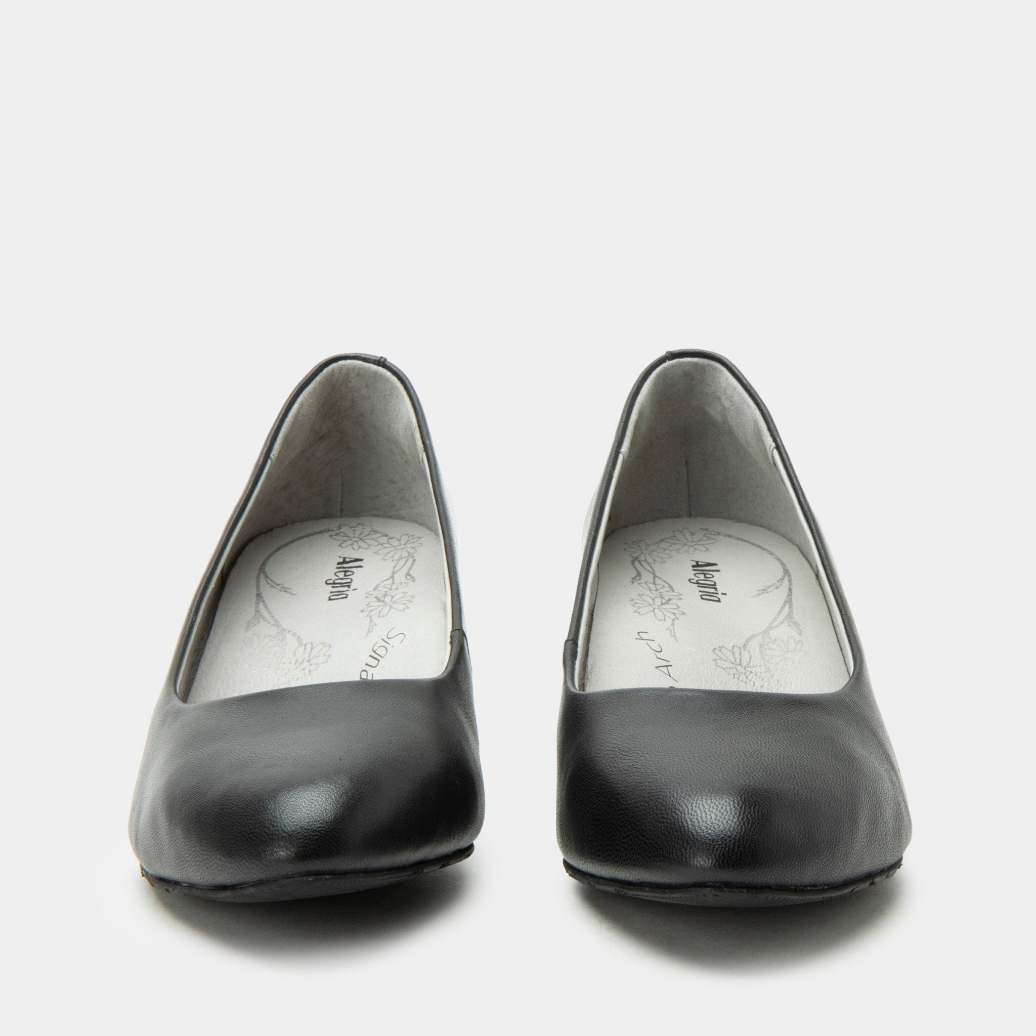 Alegria Lisah Comfort Arch Support Women's Dress Heel - All Black - 6