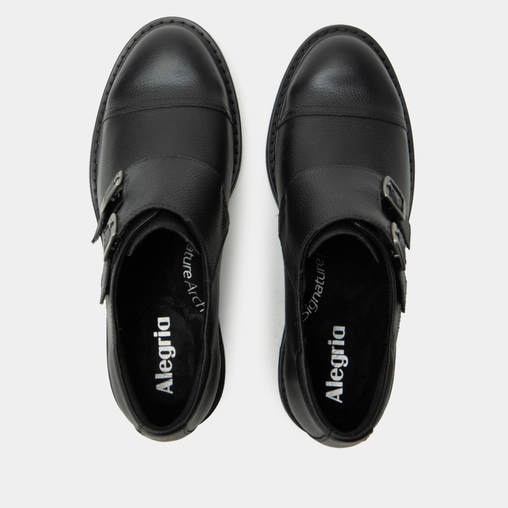 Alegria Mave Comfort Arch Support Women's Dress Shoe - Black Burnish - 5