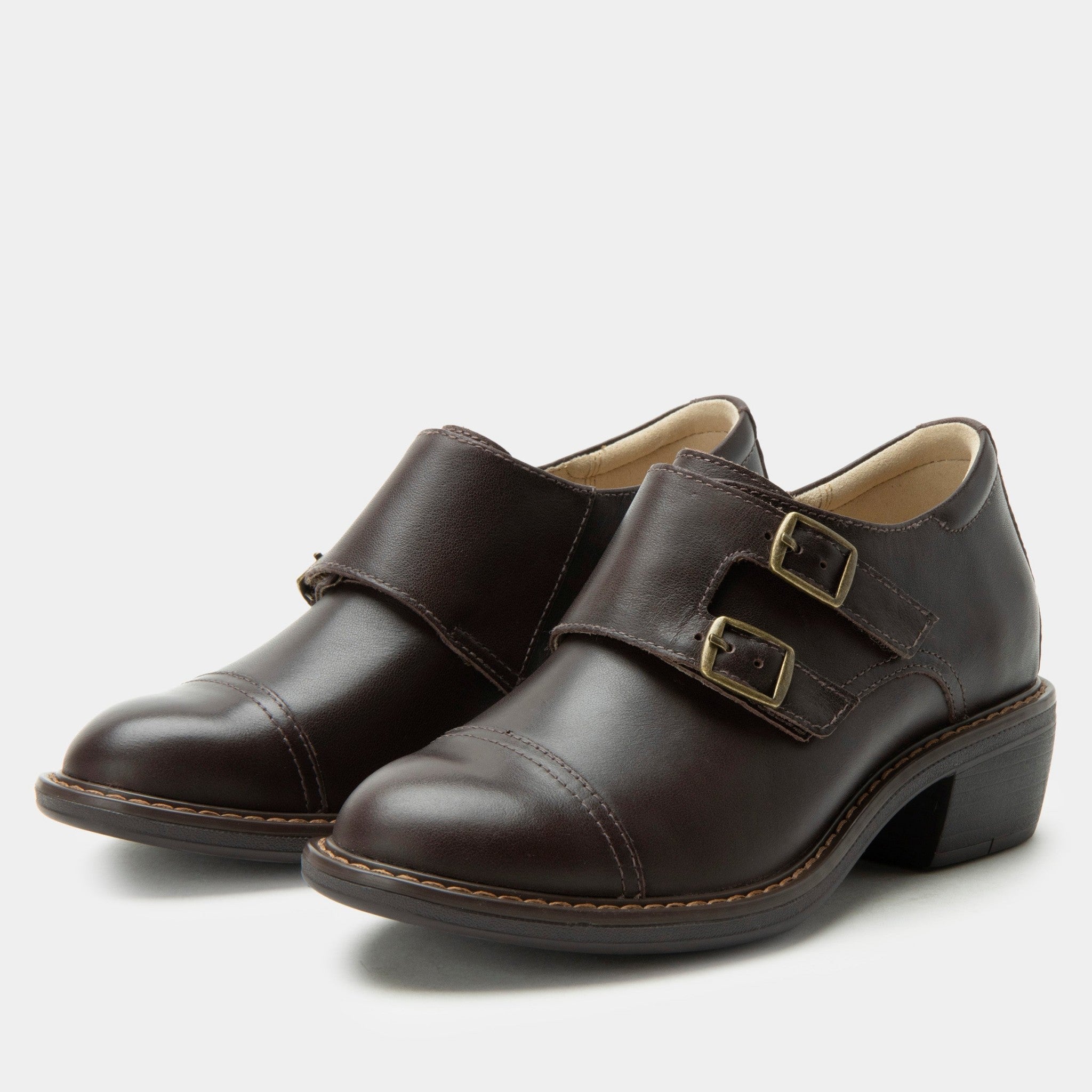 Alegria Mave Comfort Arch Support Women's Dress Shoe - Tawny Burnish - 1