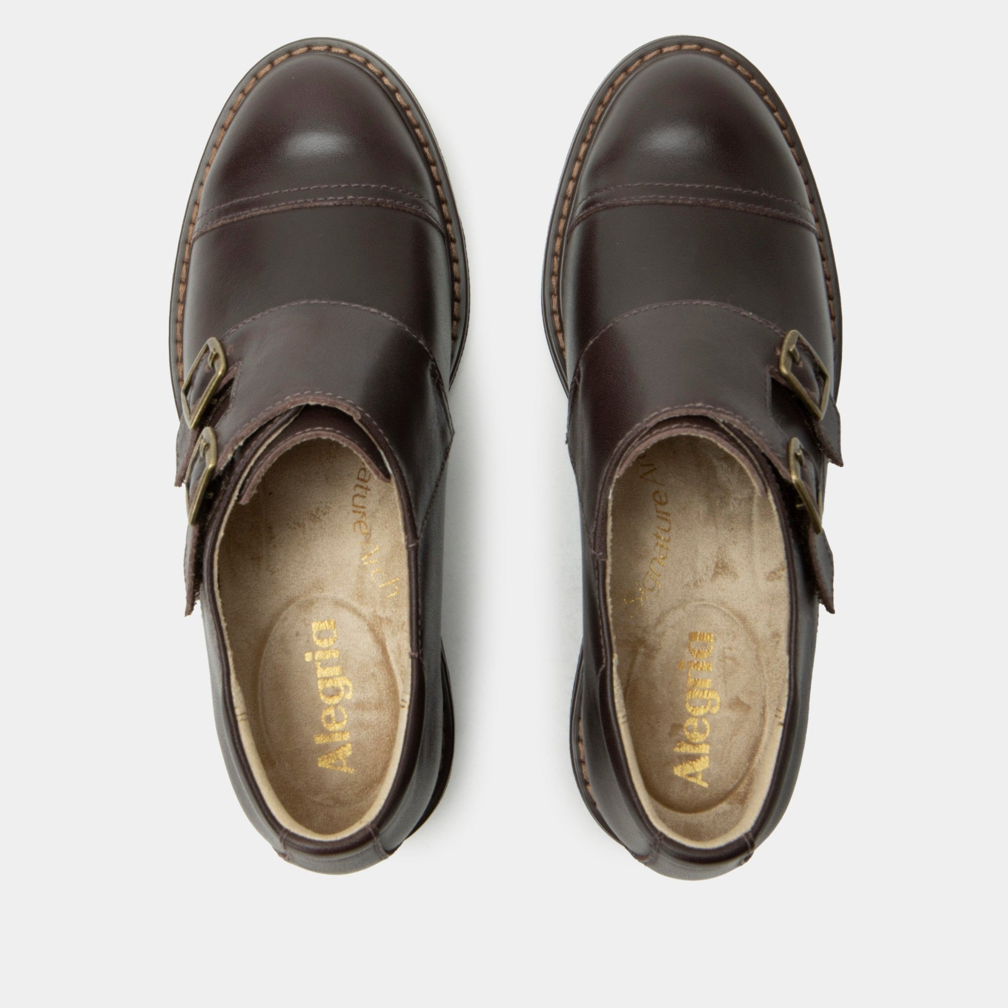Alegria Mave Comfort Arch Support Women's Dress Shoe - Tawny Burnish - 4