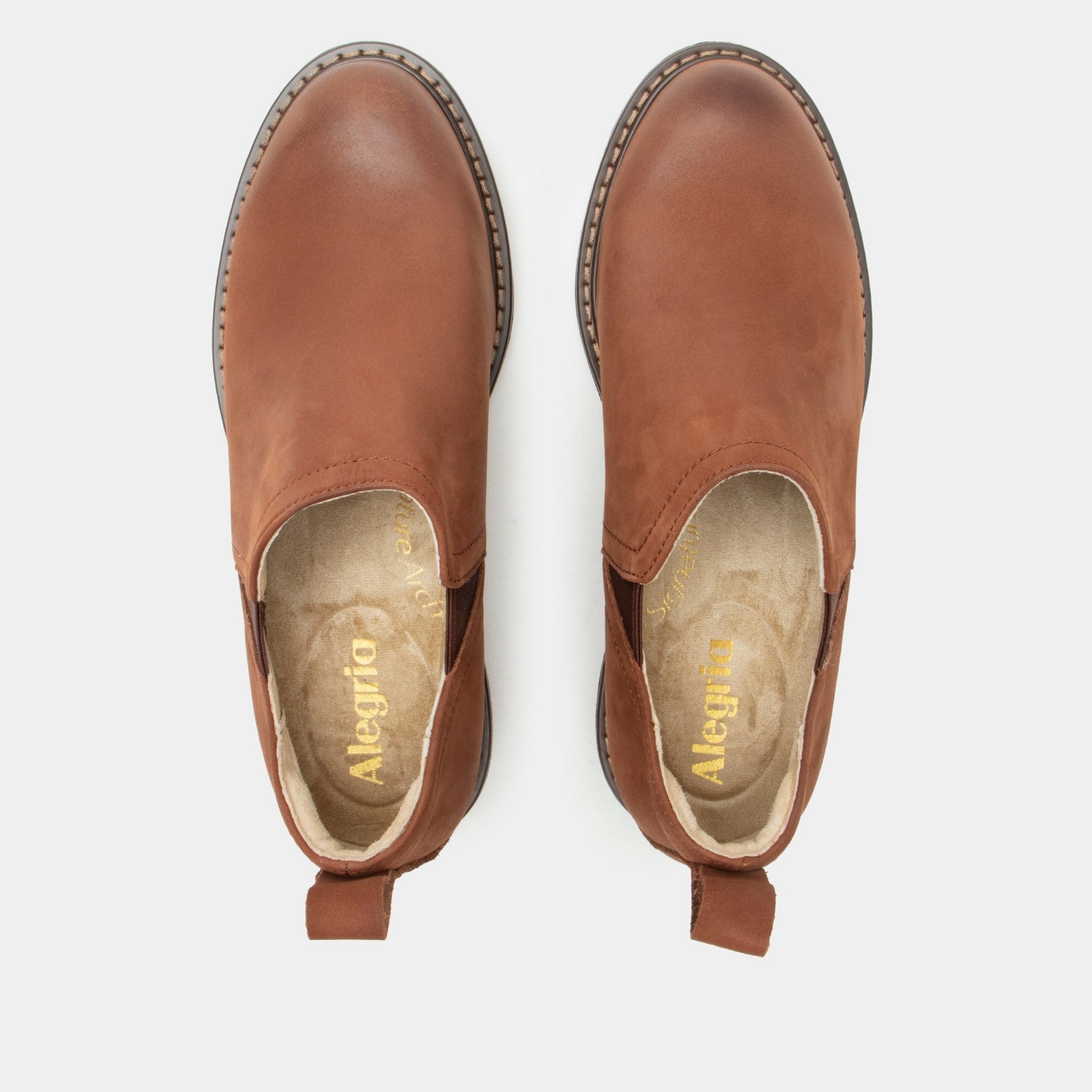 Alegria Merle Comfort Signature Arch Support Women's Bootie - Tawny Burnish - 5