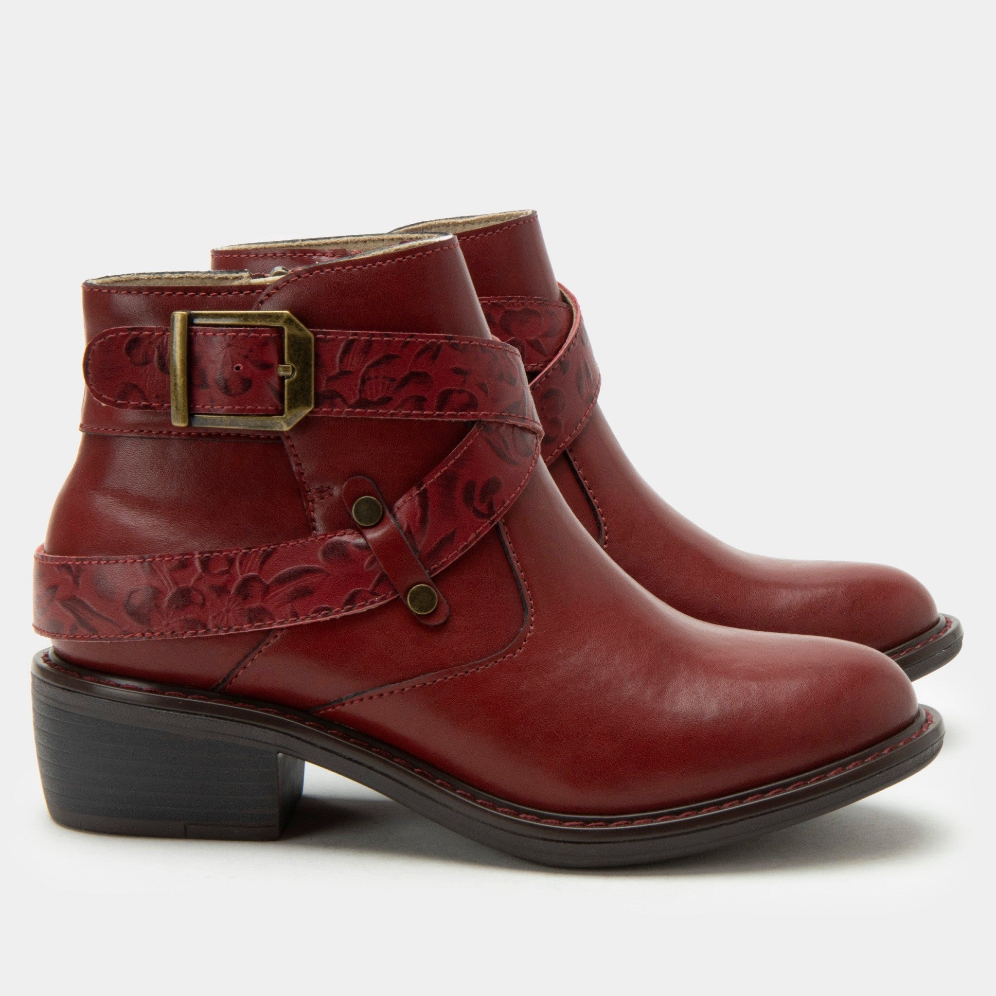 Alegria Millie Comfort Leather Boot with Signature Arch Support Women's Boot - Loretta Roja - 2