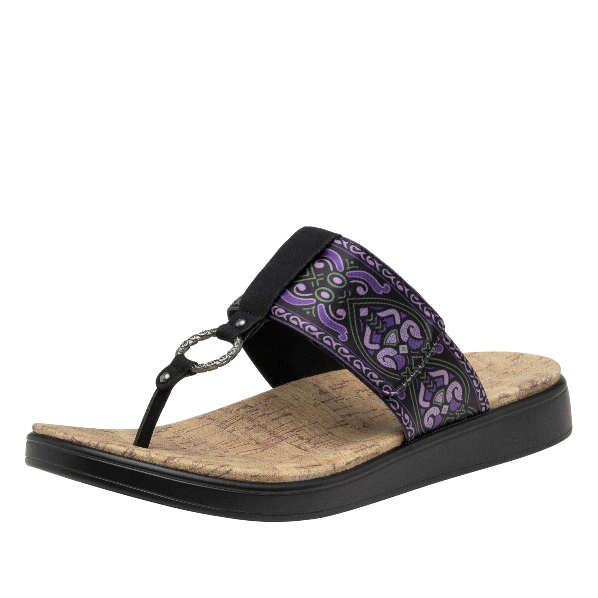Alegria Moxi Comfort Arch Support Women's Sandal in Free Spirit Crow