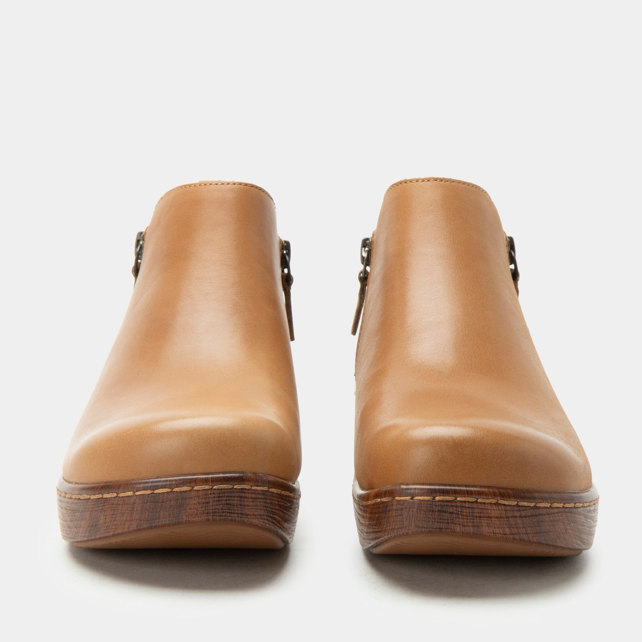 Alegria Oaklee Wood Look Rocker Comfort Arch Support Women's Bootie - Rancho - 6