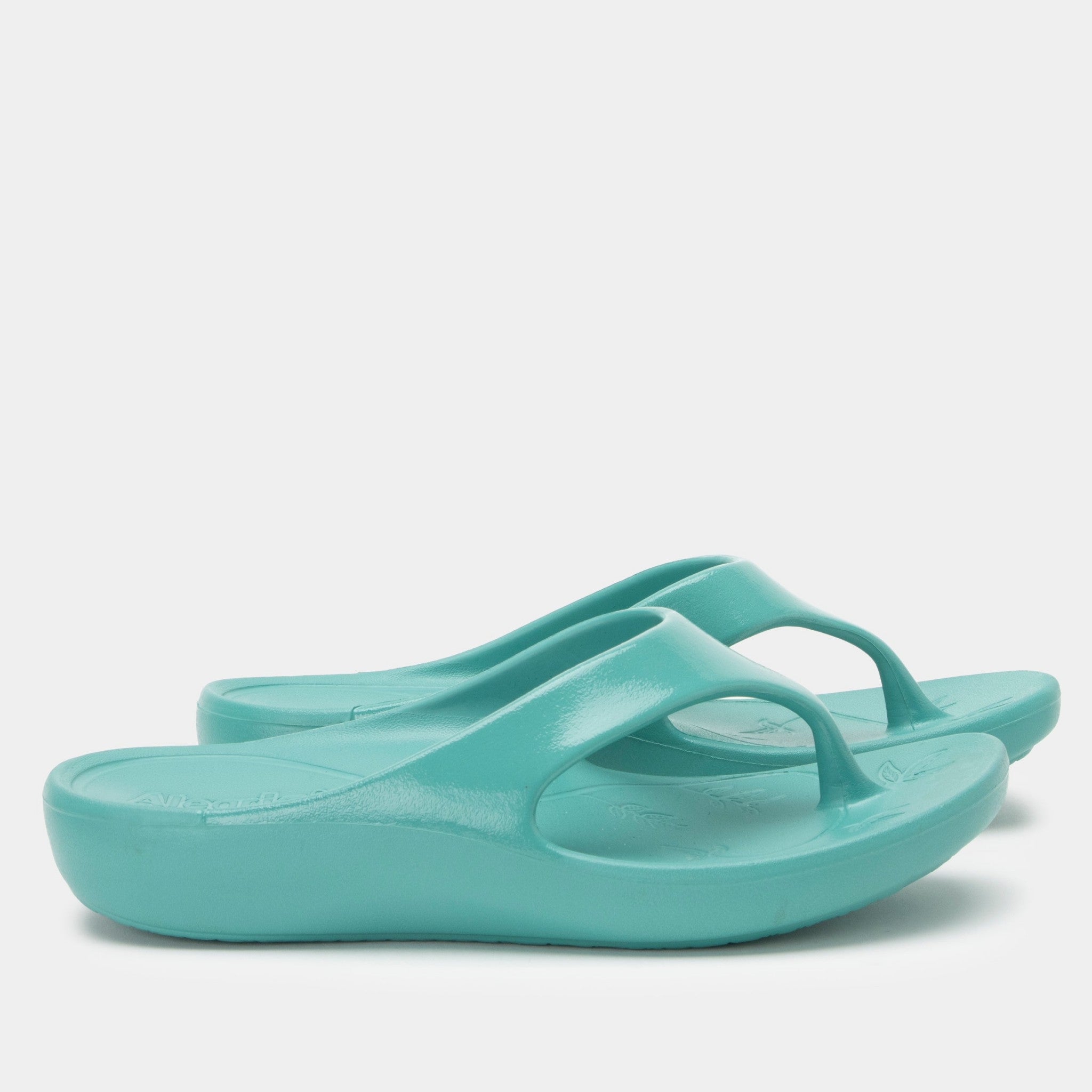 Alegria Ode Comfort Arch Support Women's Flip-Flop - Aqua Gloss - 3