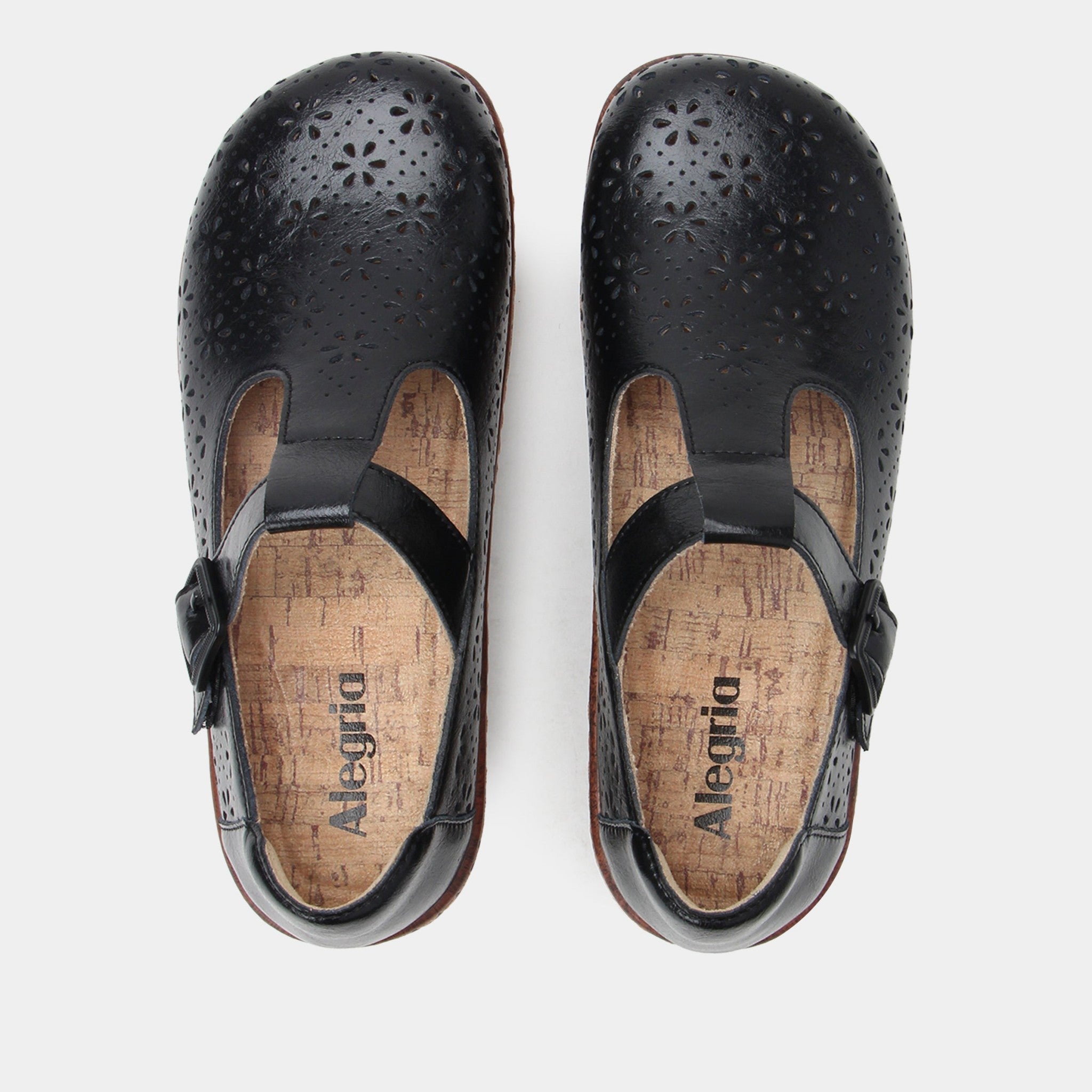Alegria Odessa Comfort Arch Support Women's Mary-Jane Shoe - Black Breeze - 5