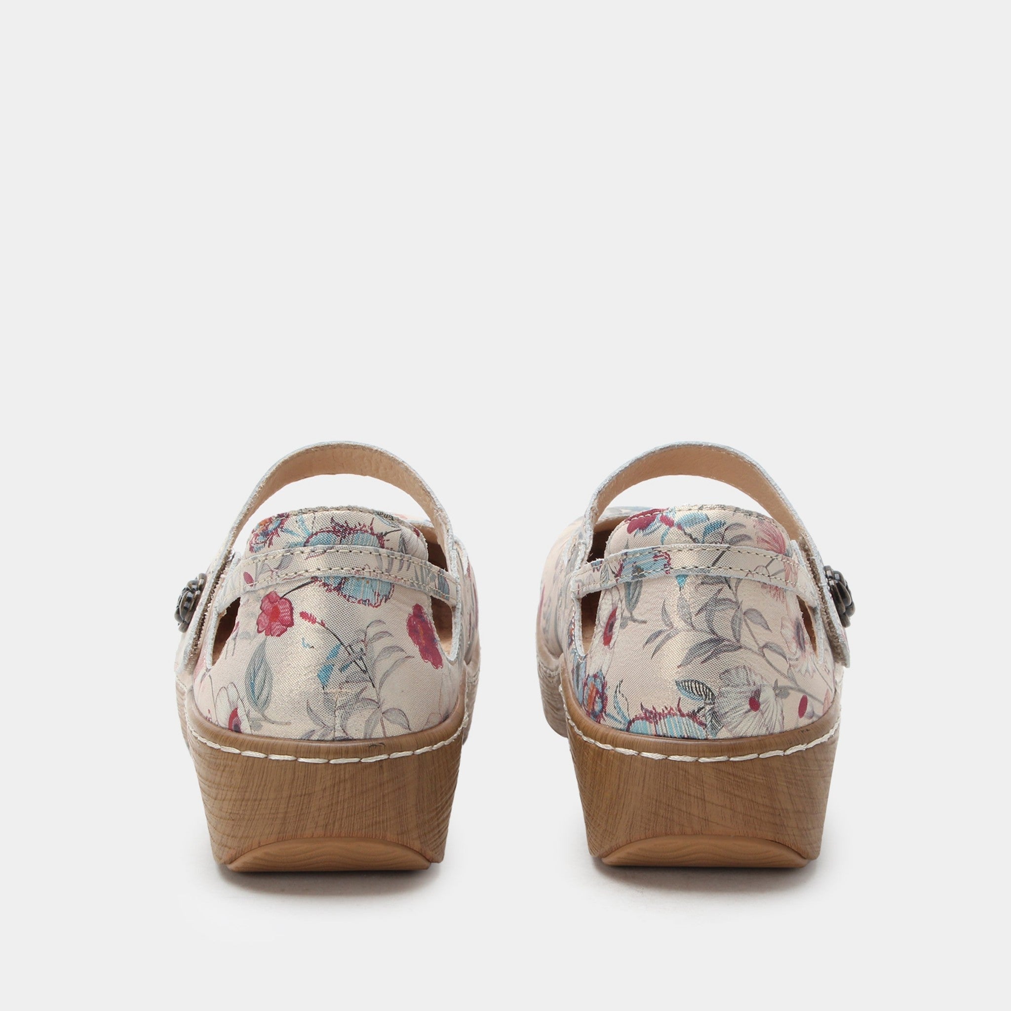 Alegria Onika Wood Look Rocker Comfort Arch Support Women's Mary Jane Shoe - Ethereal - 4