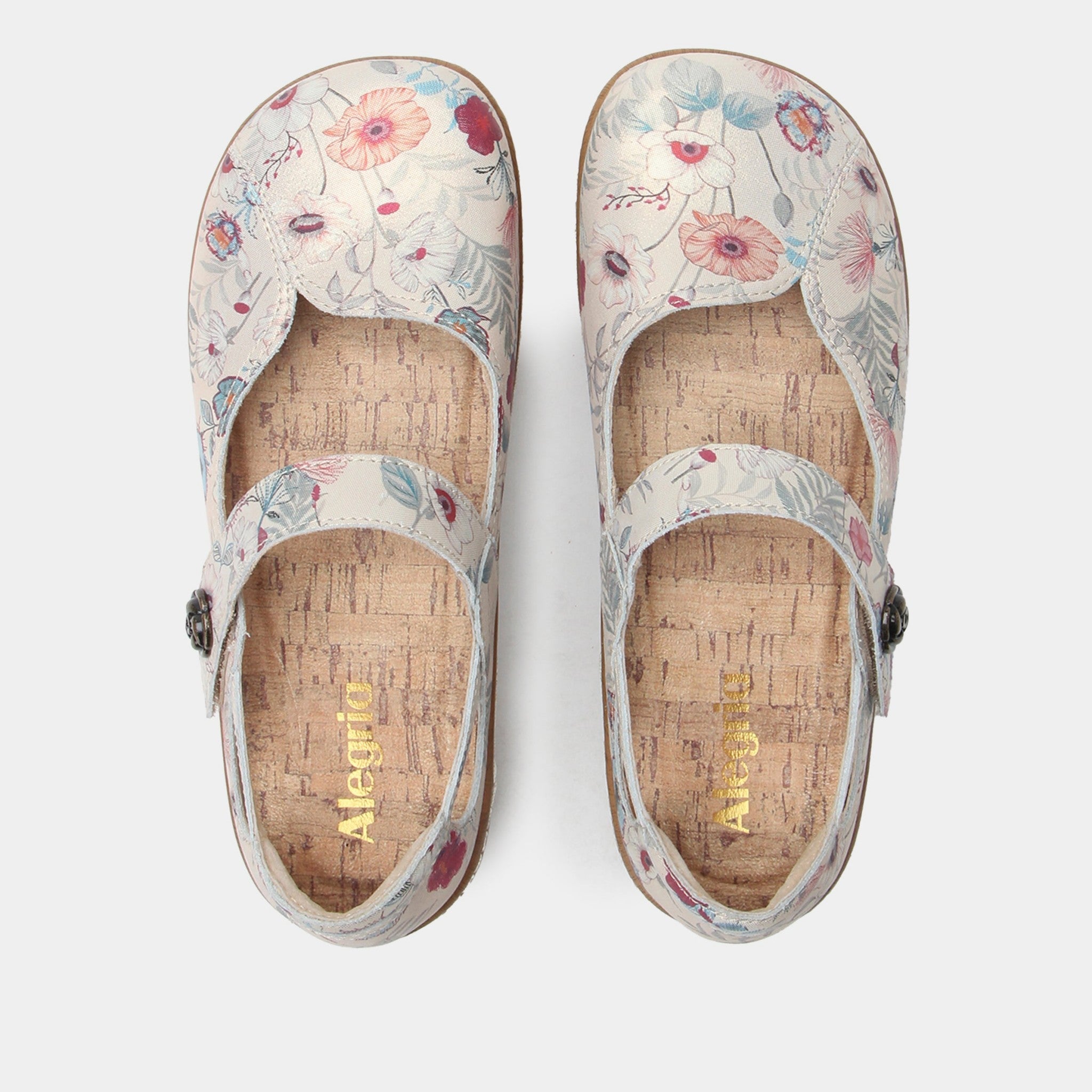 Alegria Onika Wood Look Rocker Comfort Arch Support Women's Mary Jane Shoe - Ethereal - 5