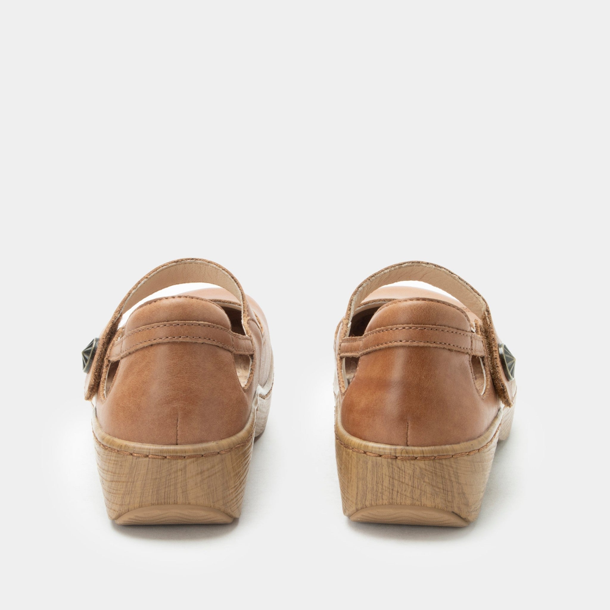 Alegria Onika Wood Look Rocker Comfort Arch Support Women's Mary Jane Shoe - Rancho - 4