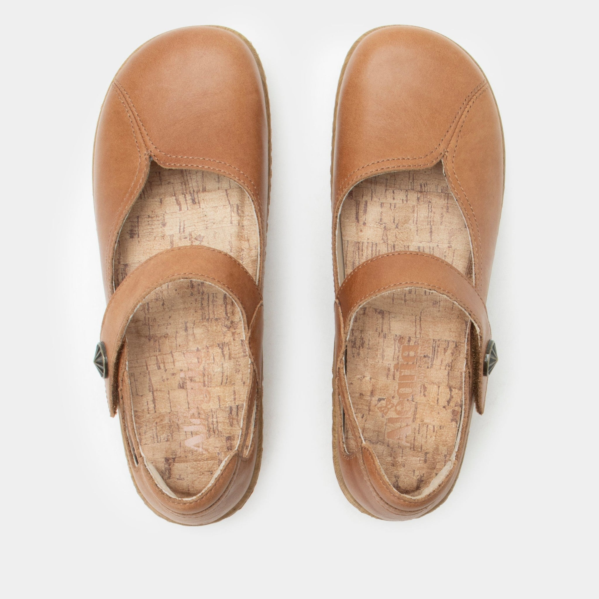 Alegria Onika Wood Look Rocker Comfort Arch Support Women's Mary Jane Shoe - Rancho - 5