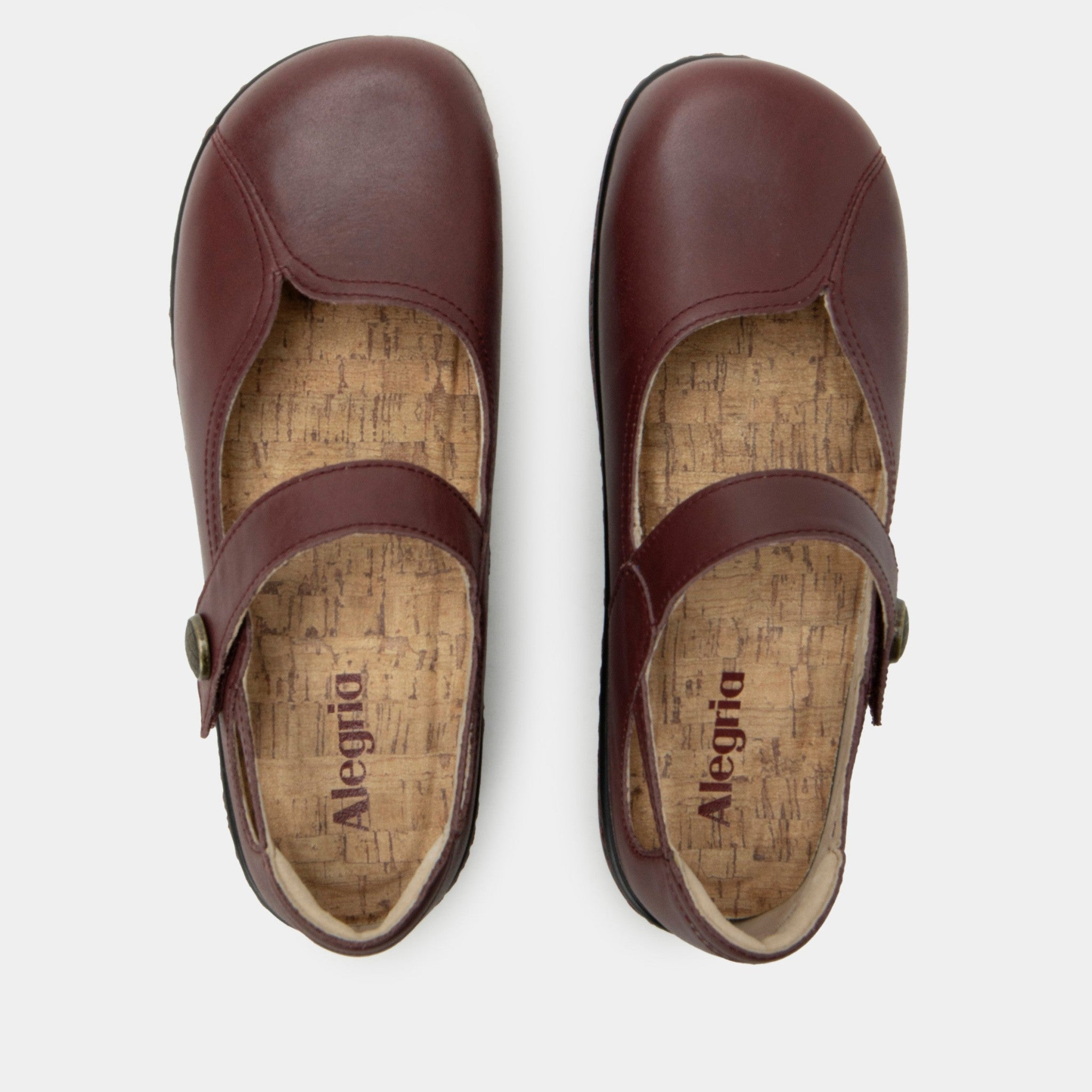 Alegria Onika Wood Look Rocker Comfort Arch Support Women's Mary Jane Shoe - Redwood - 5