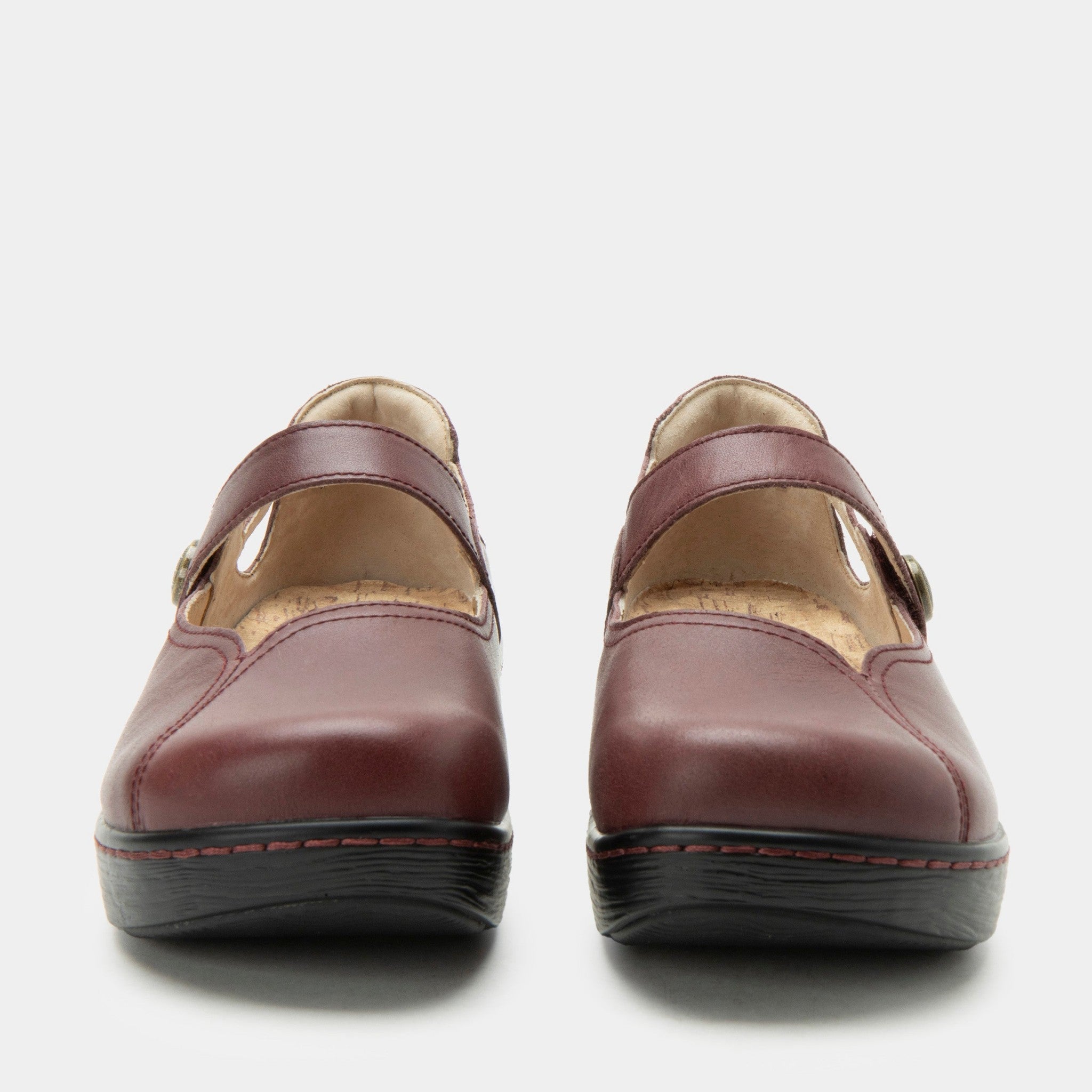 Alegria Onika Wood Look Rocker Comfort Arch Support Women's Mary Jane Shoe - Redwood - 6