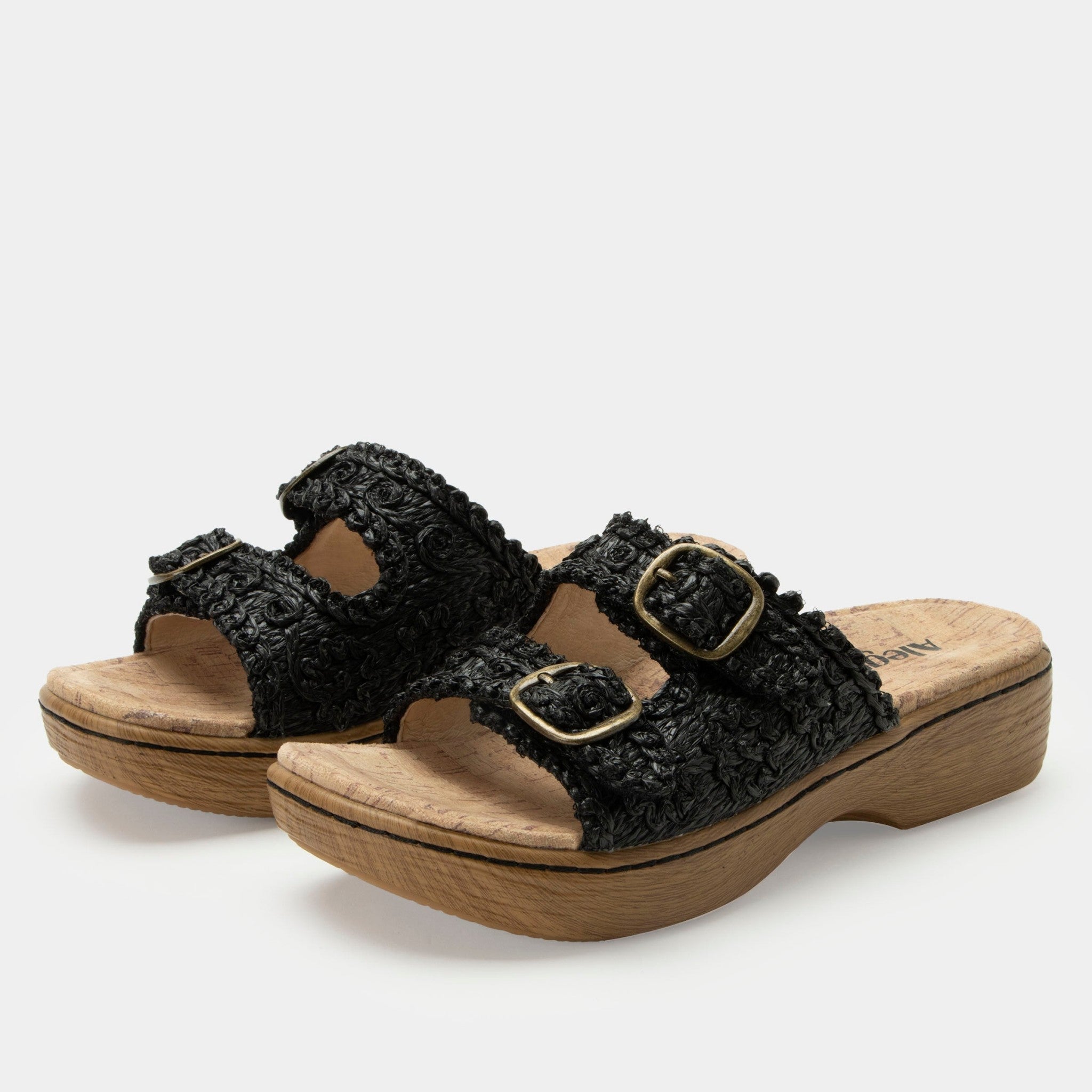 Alegria Oona Comfort Arch Support Women's Sandal - Black - 1
