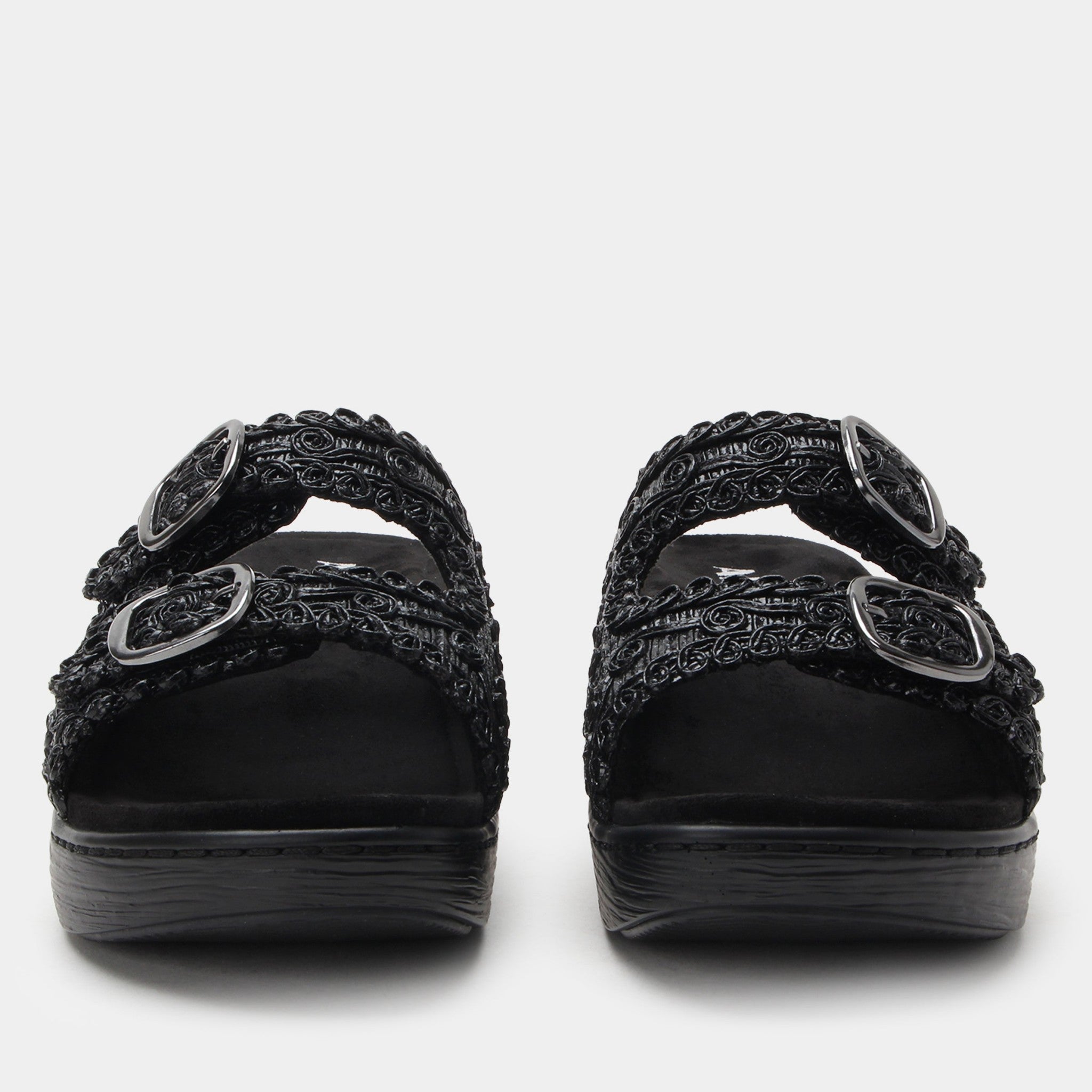 Alegria Oona Comfort Arch Support Women's Sandal - Fancy Black - 6