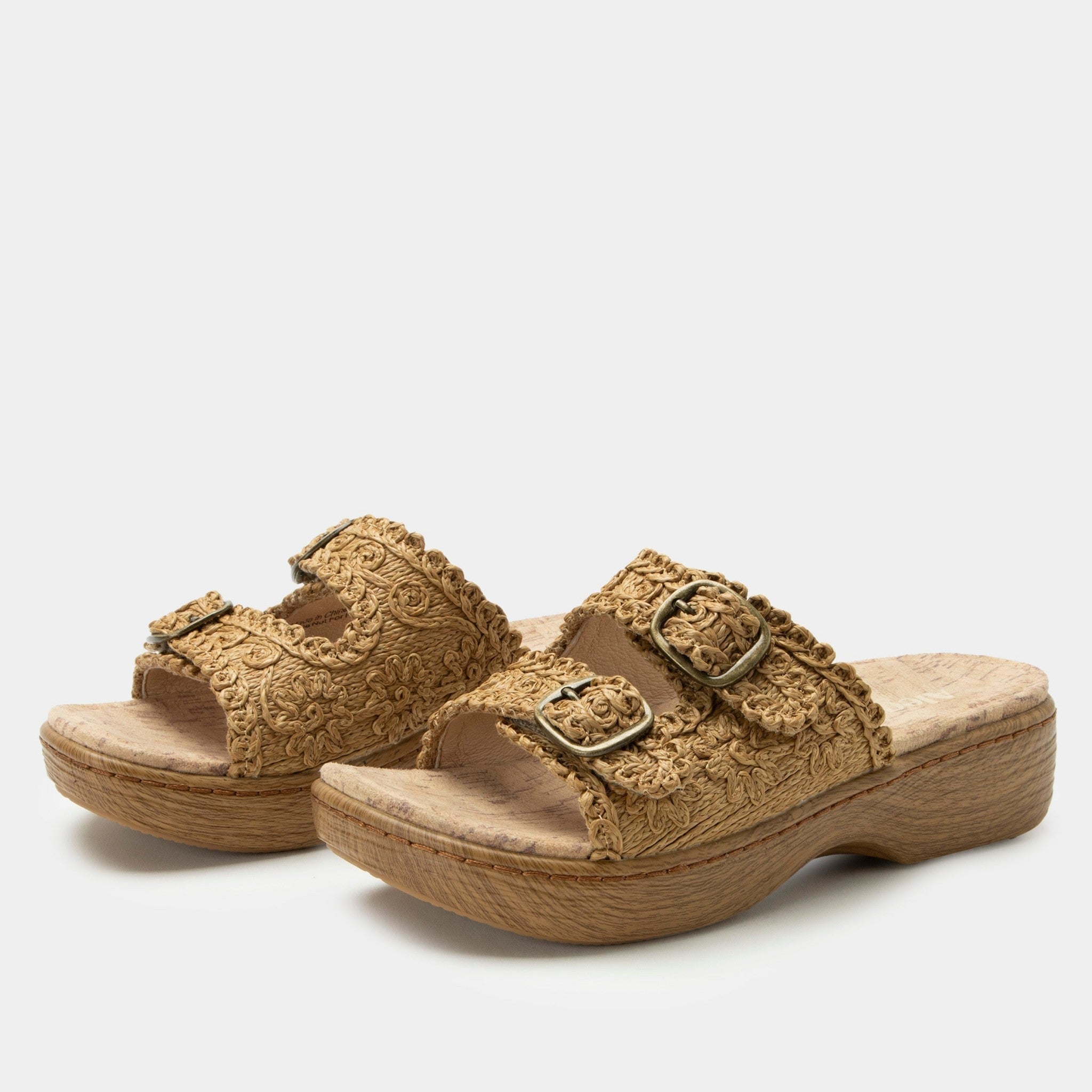 Alegria Oona Comfort Arch Support Women's Sandal in Natural