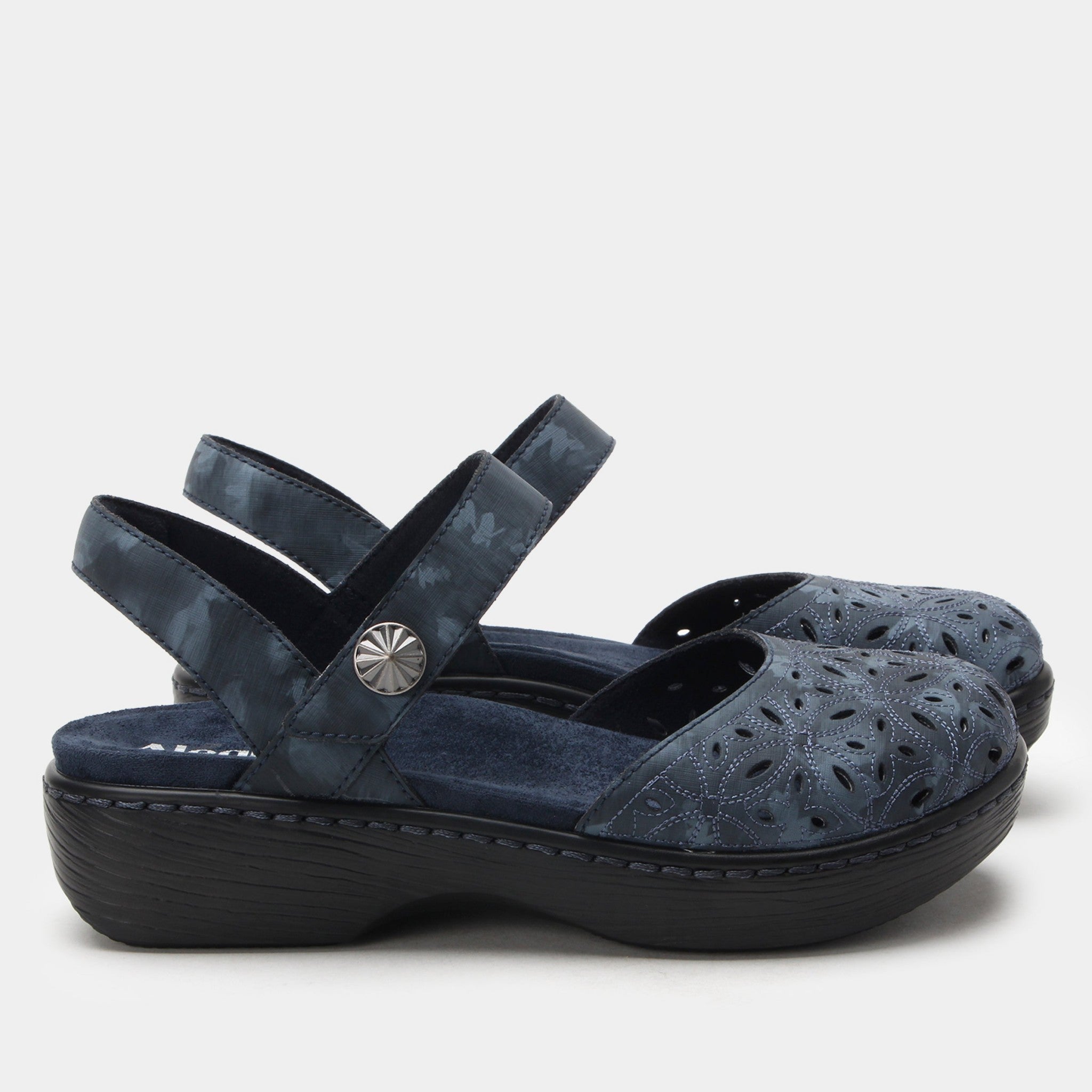 Alegria Opal Wood Look Rocker Comfort Arch Support Women's Sandal - Daydream Breeze - 3