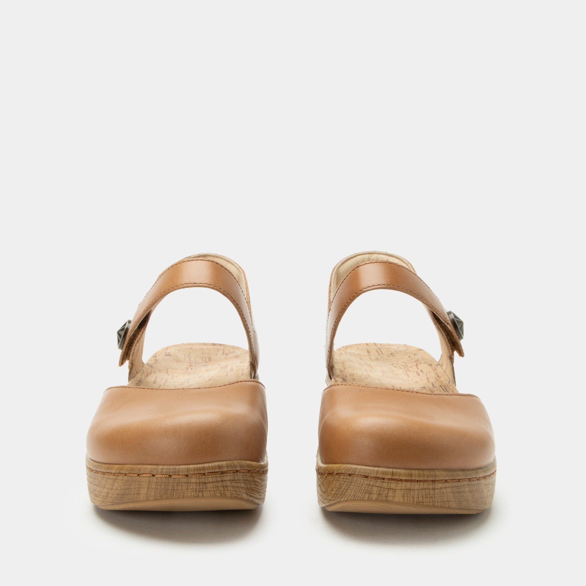Alegria Opal Wood Look Rocker Comfort Arch Support Women's Sandal - Latte - 5