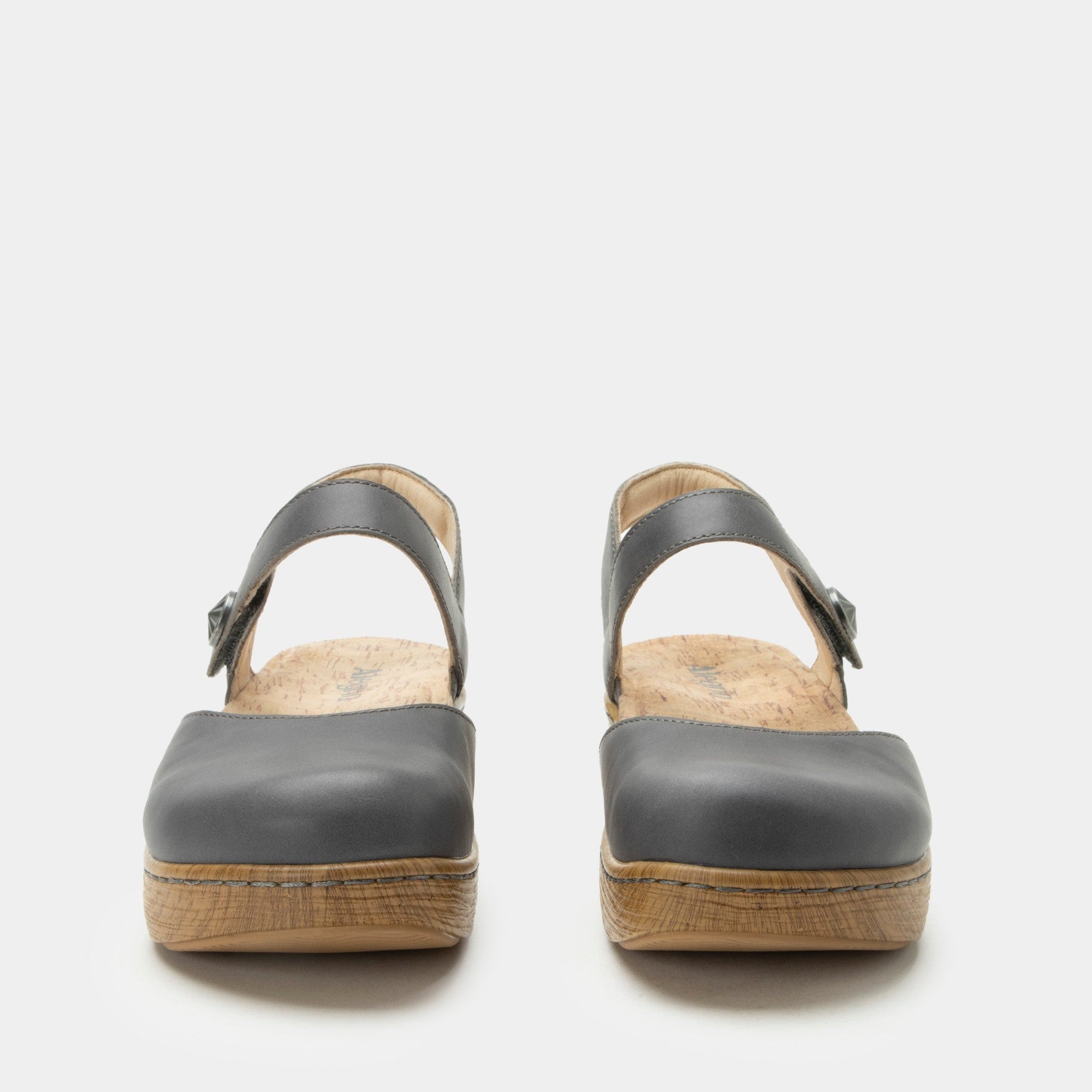 Alegria Opal Wood Look Rocker Comfort Arch Support Women's Sandal - Stone - 5