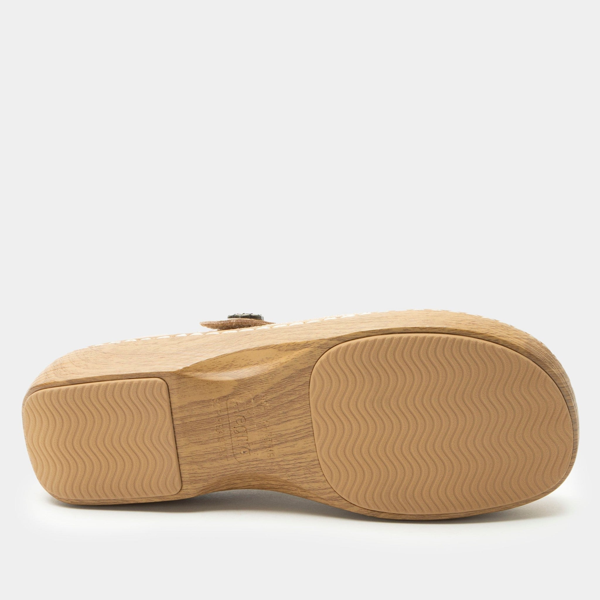 Alegria Opheliah Wood Look Rocker Comfort Arch Support Women's Shoe - 6508 Latte Breeze - 7