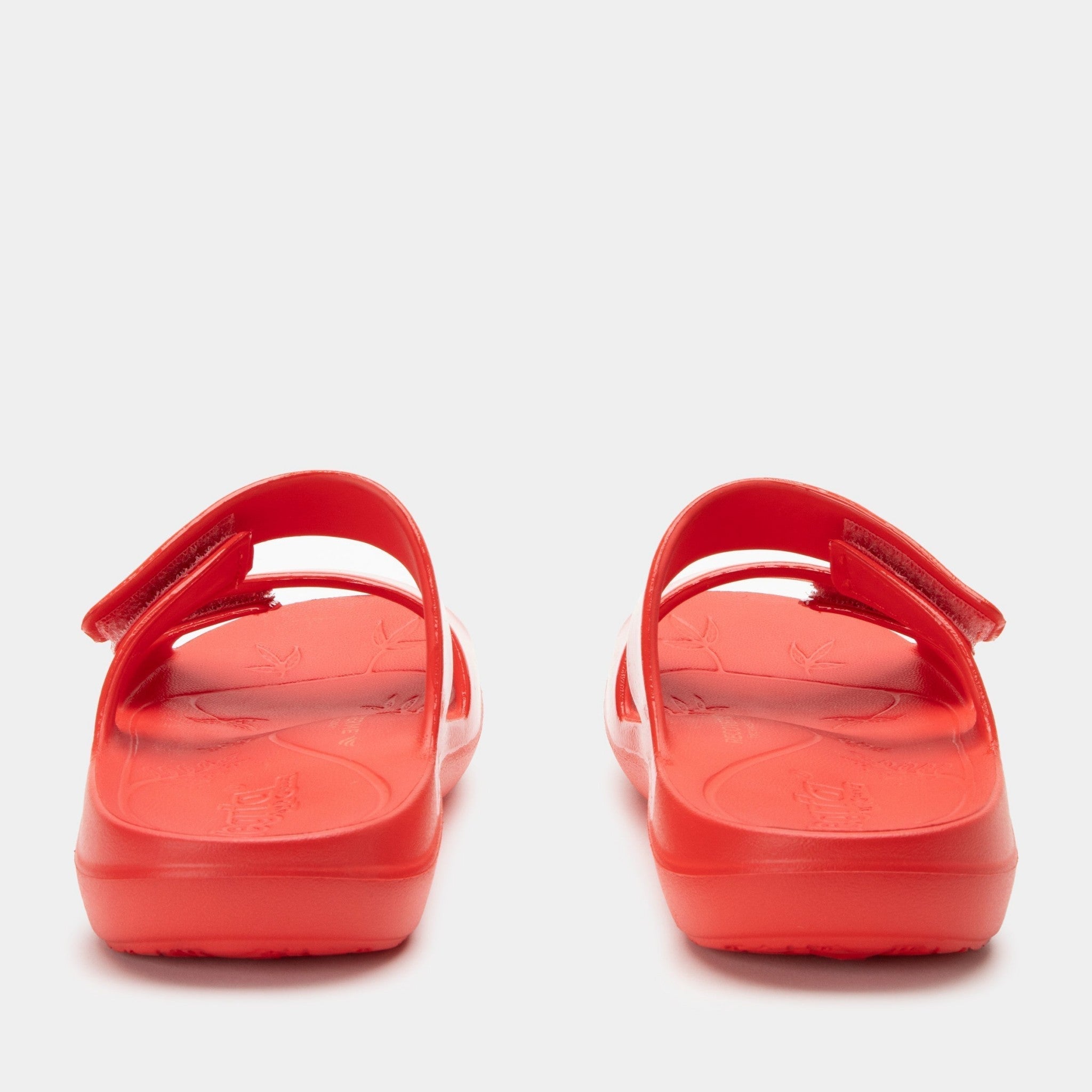 Alegria Orbyt Comfort Arch Support Women's Slide Sandal - Coral Gloss - 4