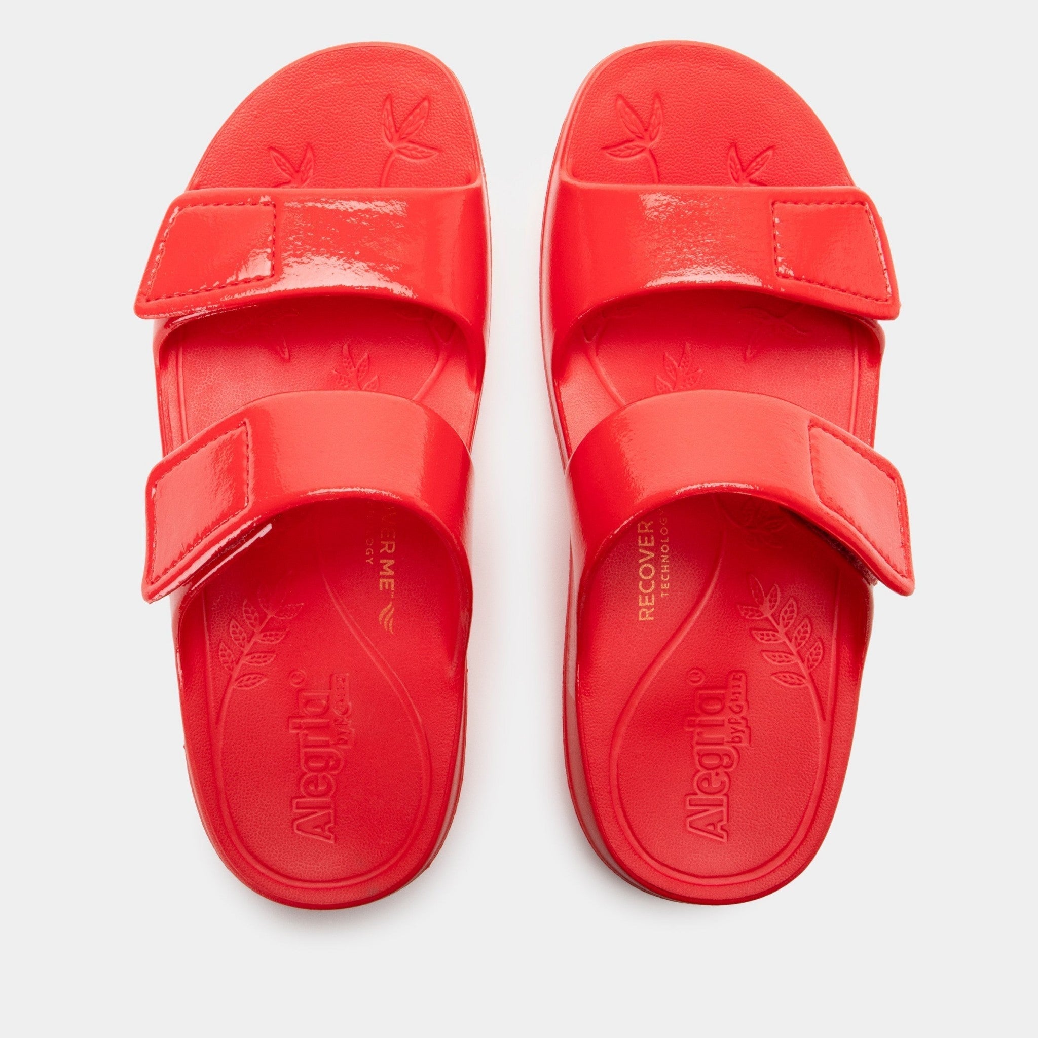 Alegria Orbyt Comfort Arch Support Women's Slide Sandal - Coral Gloss - 5