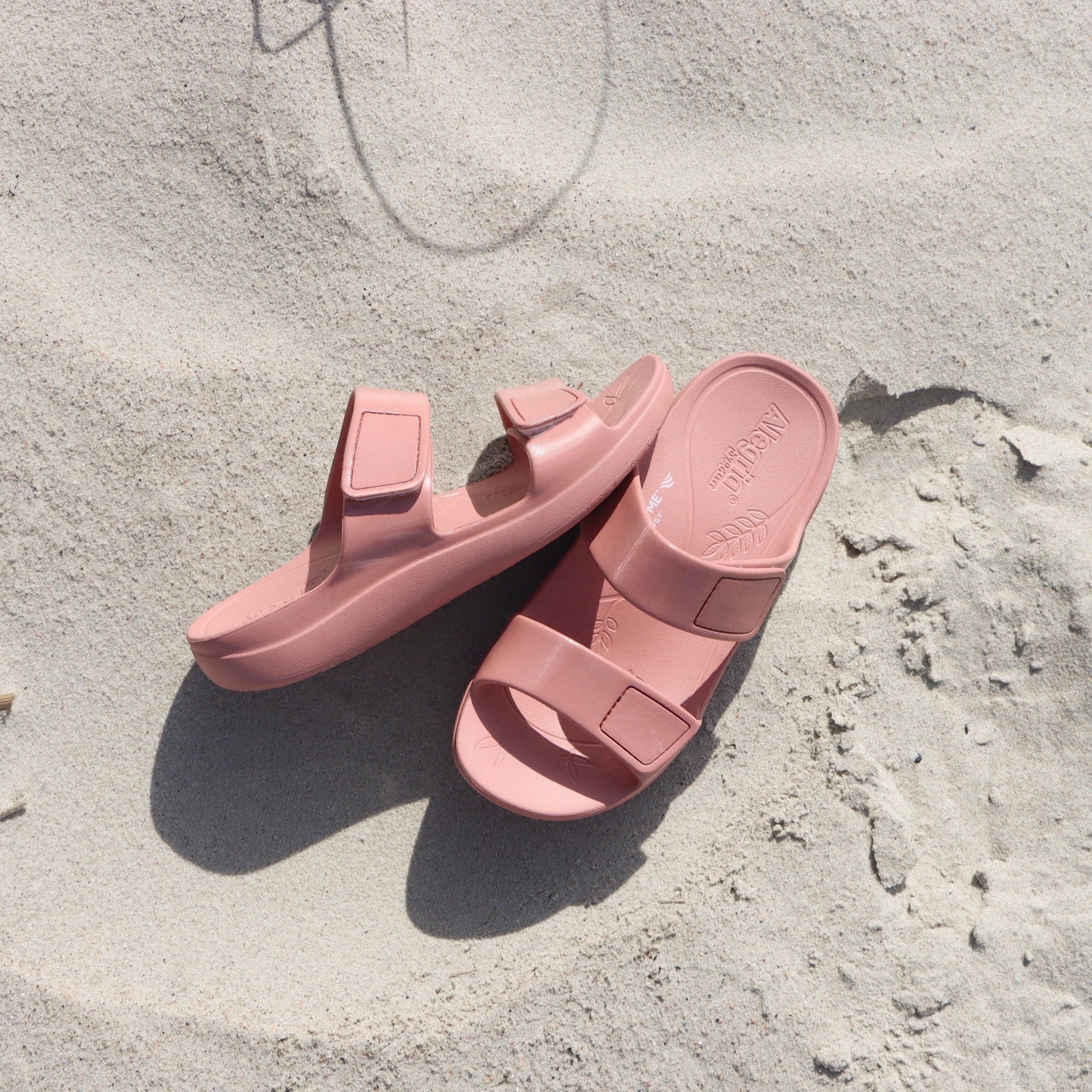 Alegria Orbyt Comfort Arch Support Women's Slide Sandal - Dusty Rose Gloss - 2