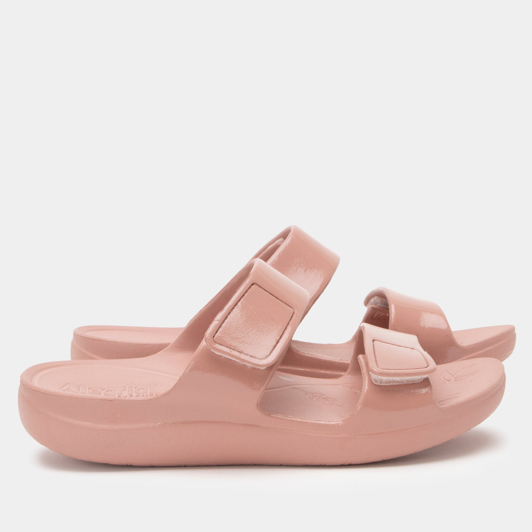Alegria Orbyt Comfort Arch Support Women's Slide Sandal - Dusty Rose Gloss - 3