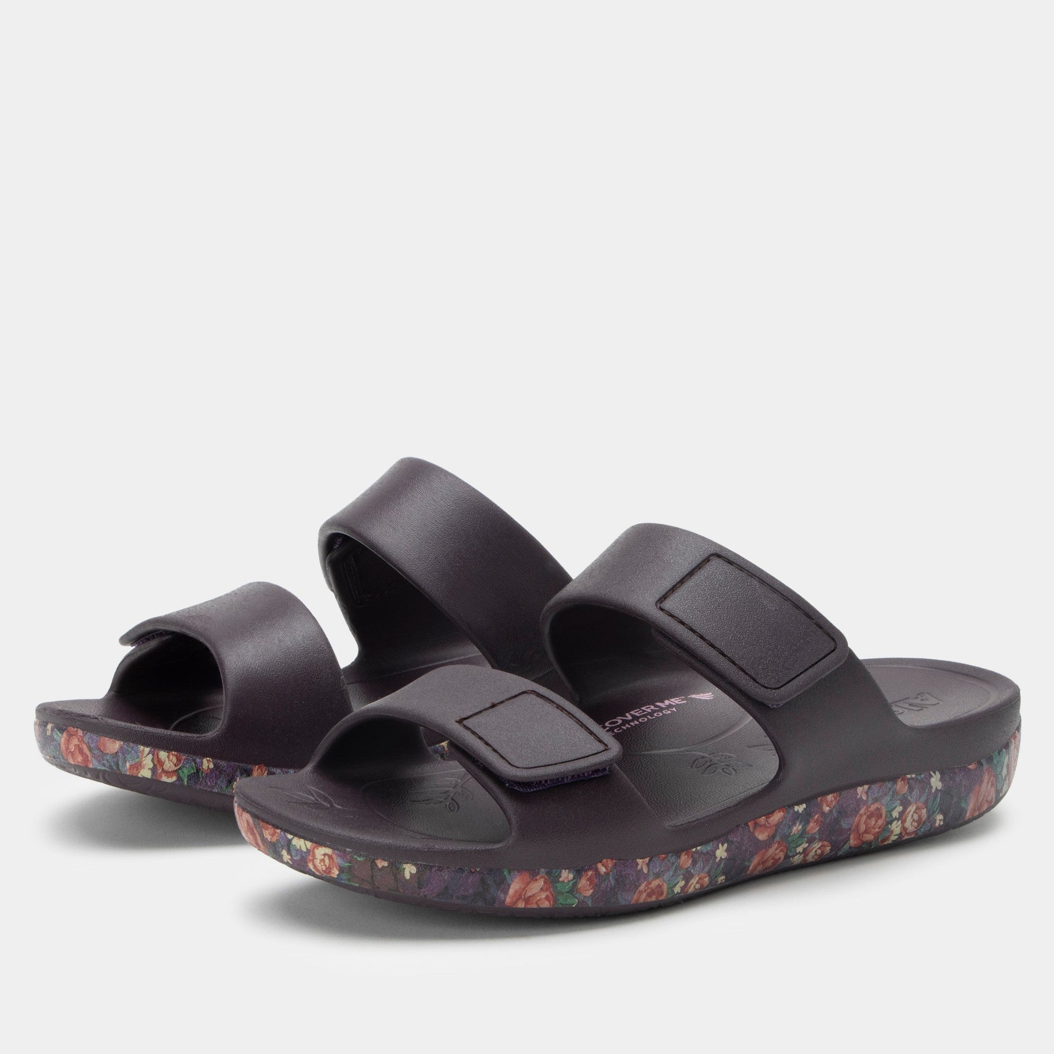 Alegria Orbyt Comfort Arch Support Women's Slide Sandal in Garden Chic