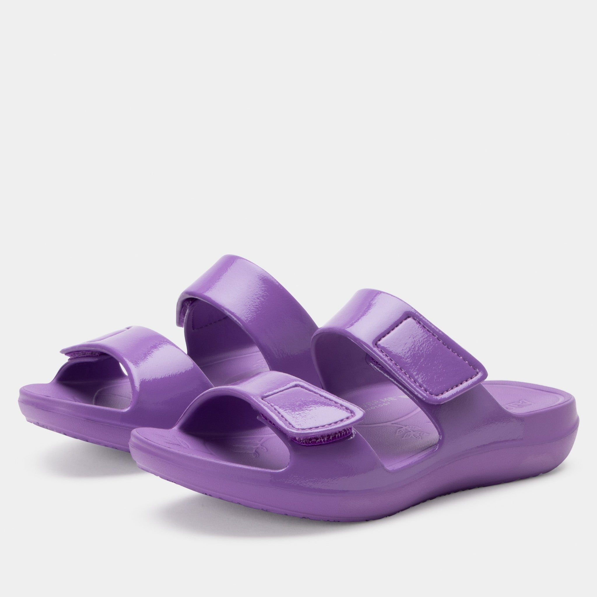 Alegria Orbyt Comfort Arch Support Women's Slide Sandal in Iris Gloss