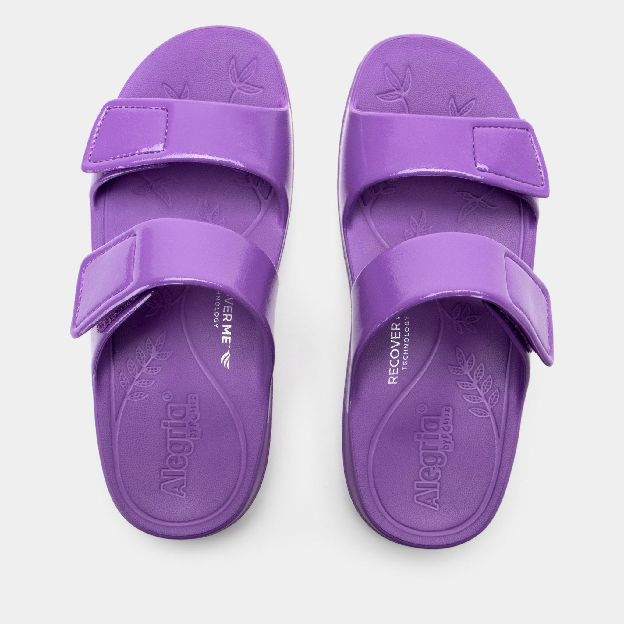 Alegria Orbyt Comfort Arch Support Women's Slide Sandal - Iris Gloss - 4