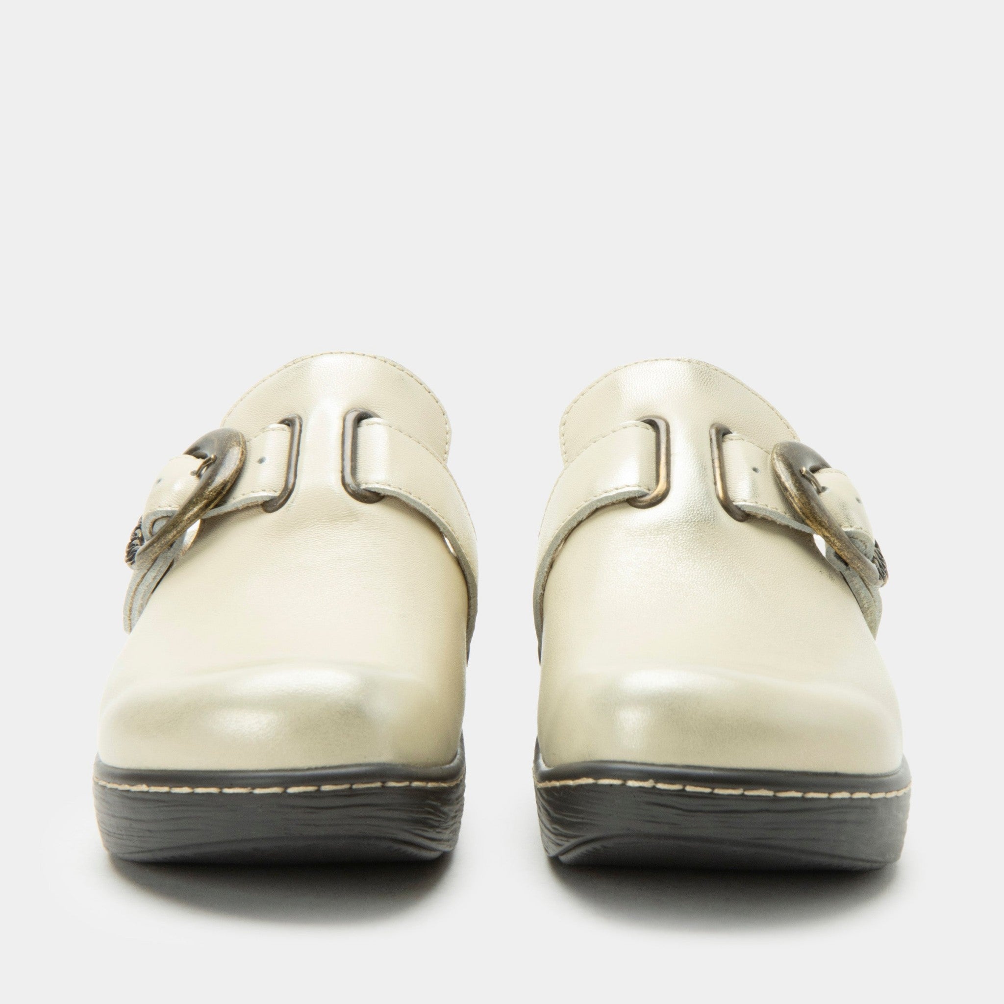 Alegria Osmosis Wood Look Rocker Comfort Arch Support Women's Clog - Gold Cream - 6
